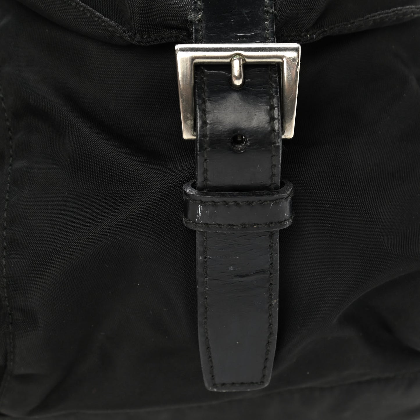 Nylon Vela Medium Backpack Black