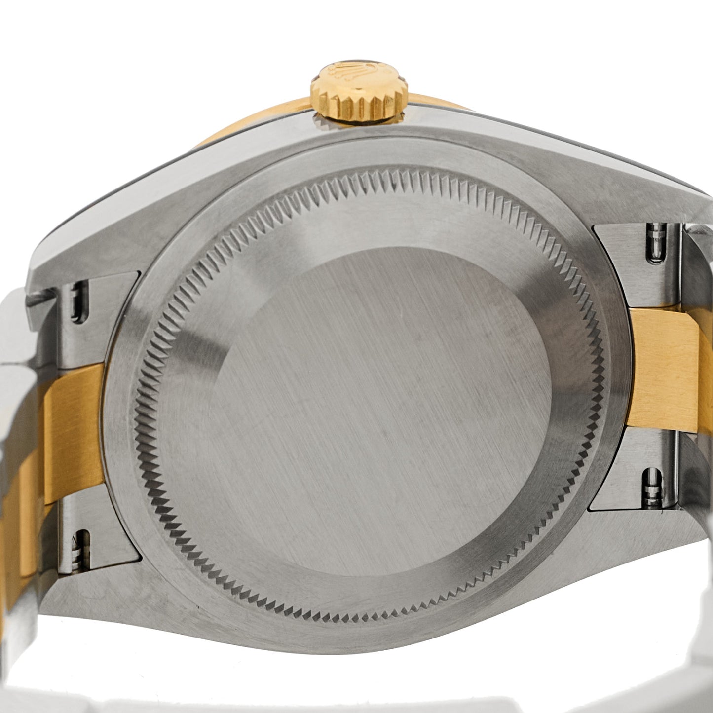 Stainless Steel 18K Yellow Gold 36mm Oyster Perpetual Explorer Watch Black 124273