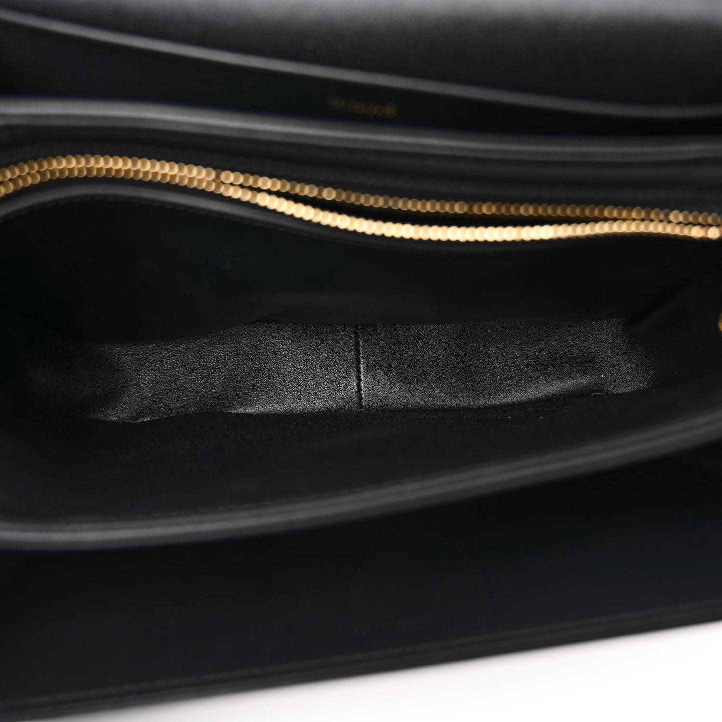 Shiny Calfskin Medium Triomphe Black