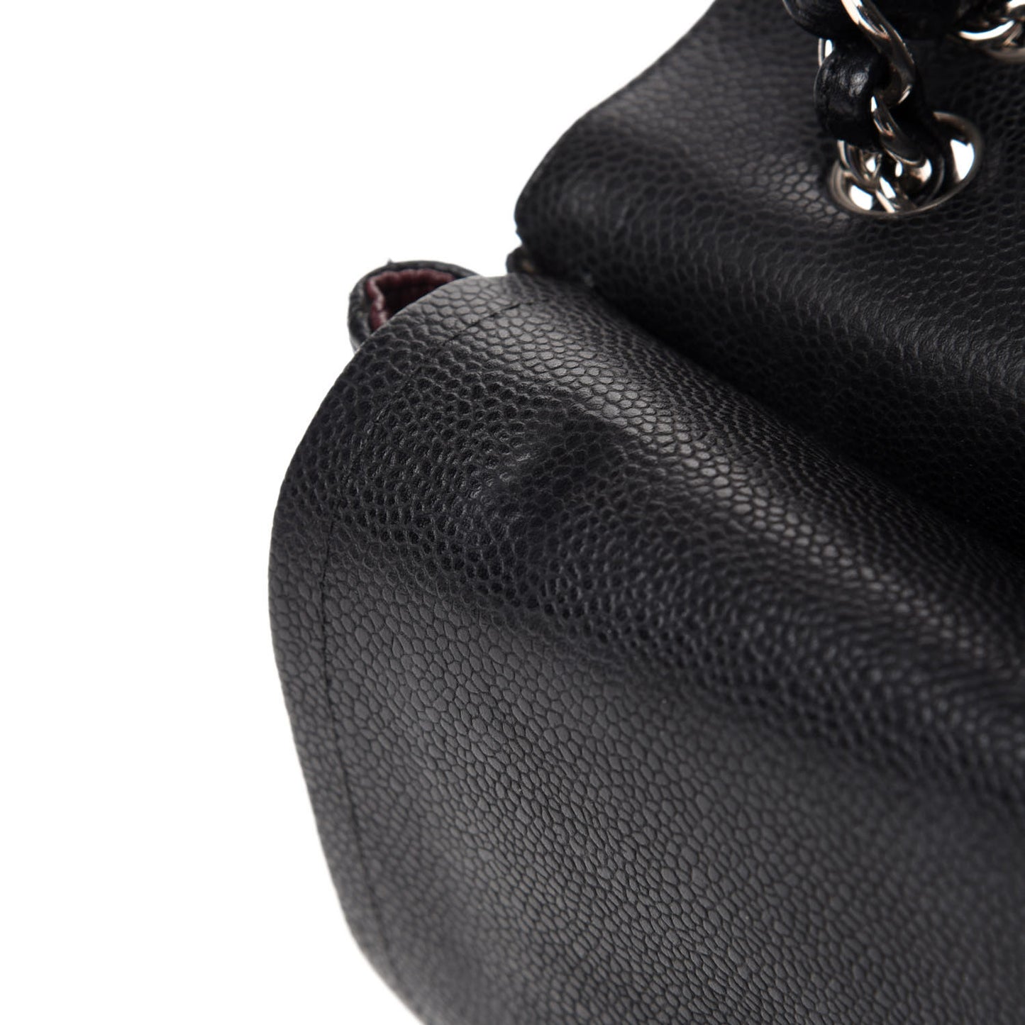 Caviar Quilted Maxi Double Flap Black