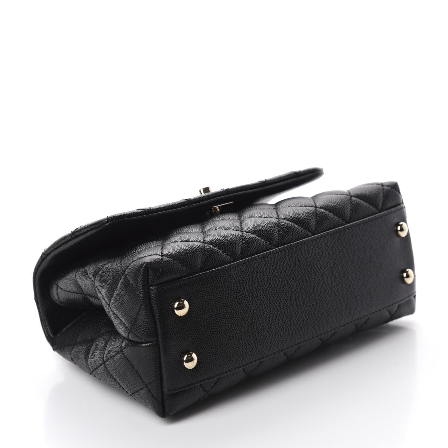 Chanel Caviar Quilted Mini Coco Handle Flap Black 3 of 9