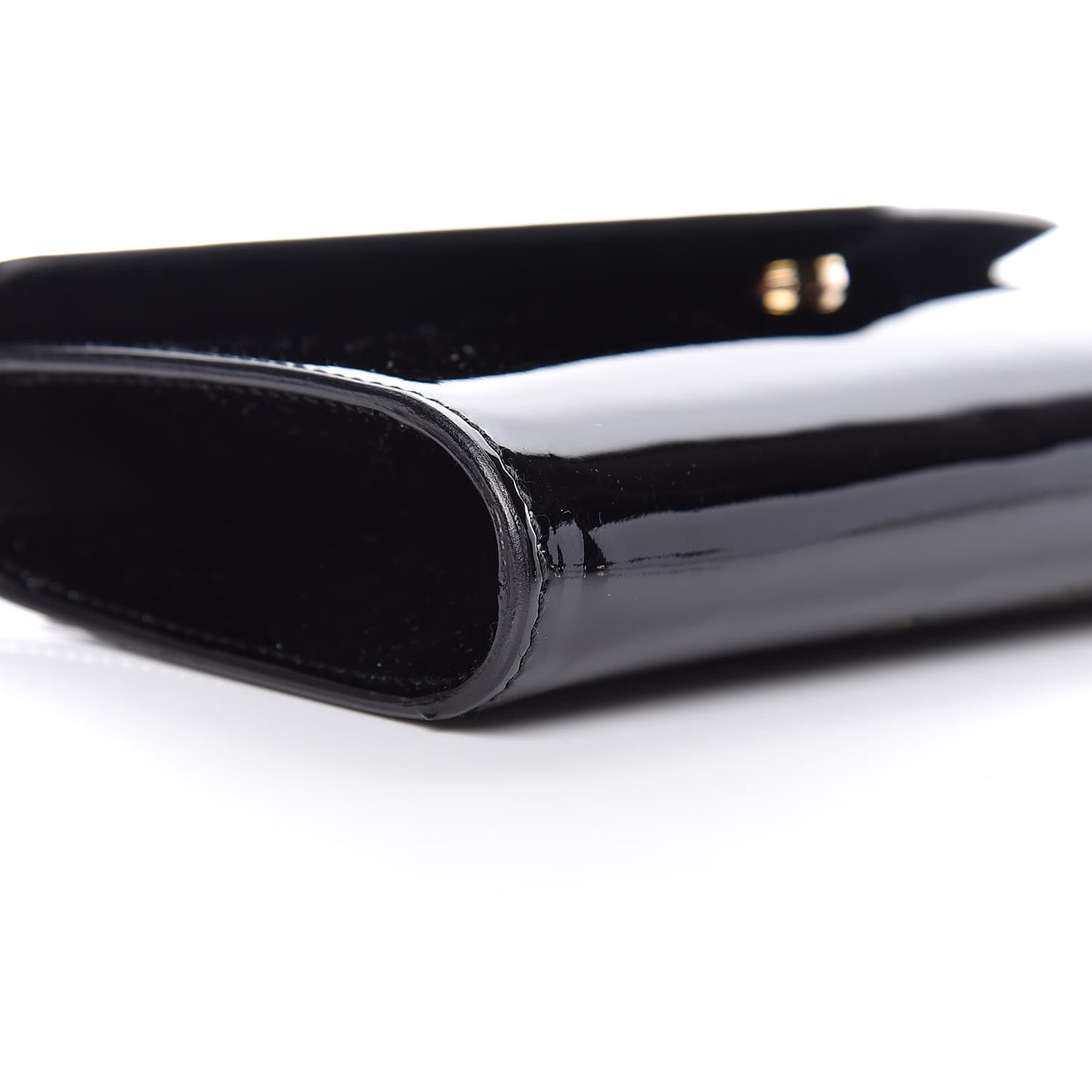 Patent Y-Mail Clutch Black