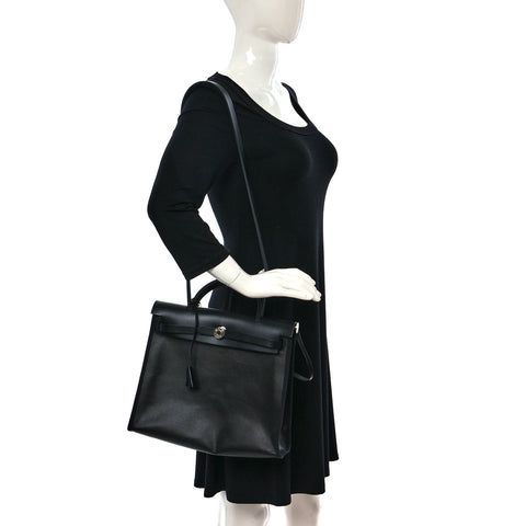 Toile H Berline Vache Hunter Herbag Zip PM 31 Black Ecru