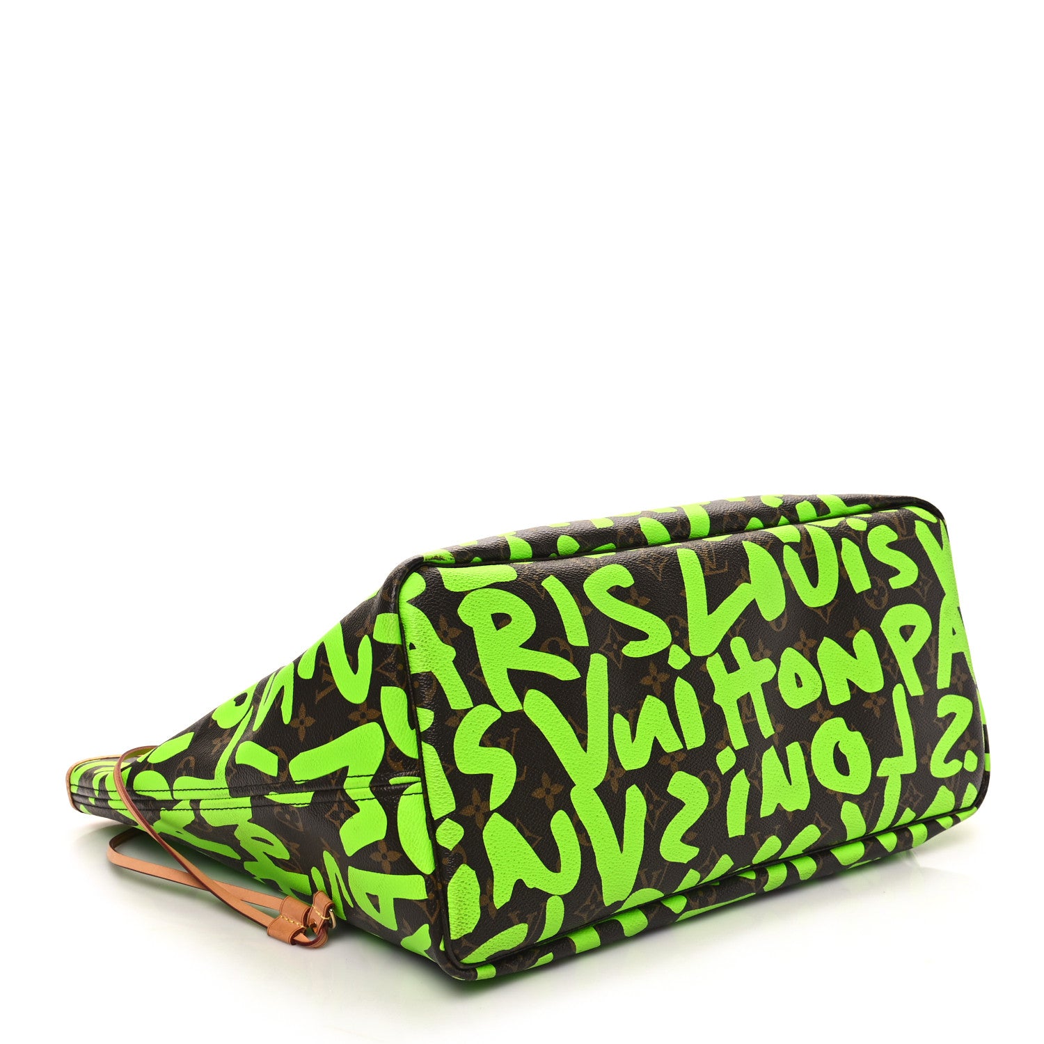 Louis Vuitton Monogram Graffiti Neverfull GM Green 4 of 14