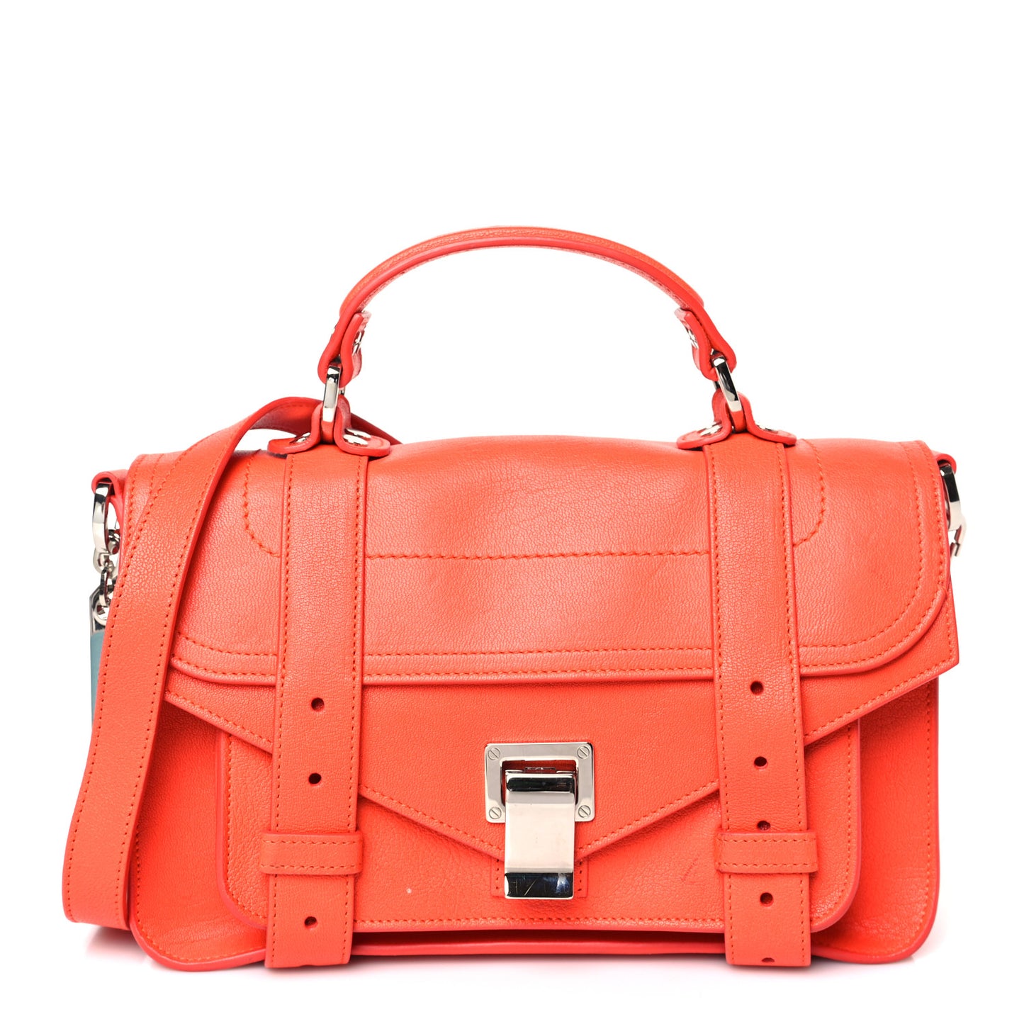 Lambskin Tiny PS1 Satchel Orange Pepper
