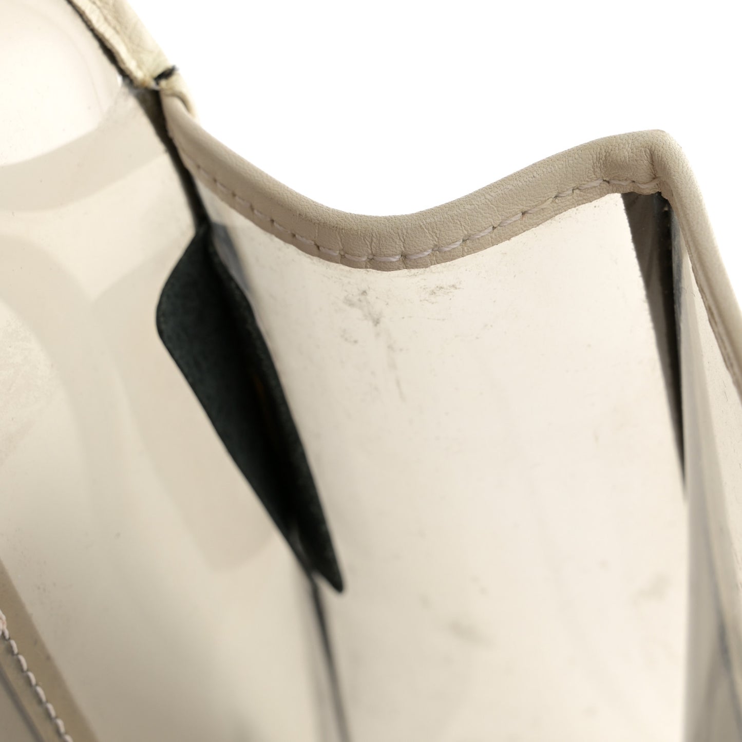 Lambskin Vinyl Large Naked Flap Silver