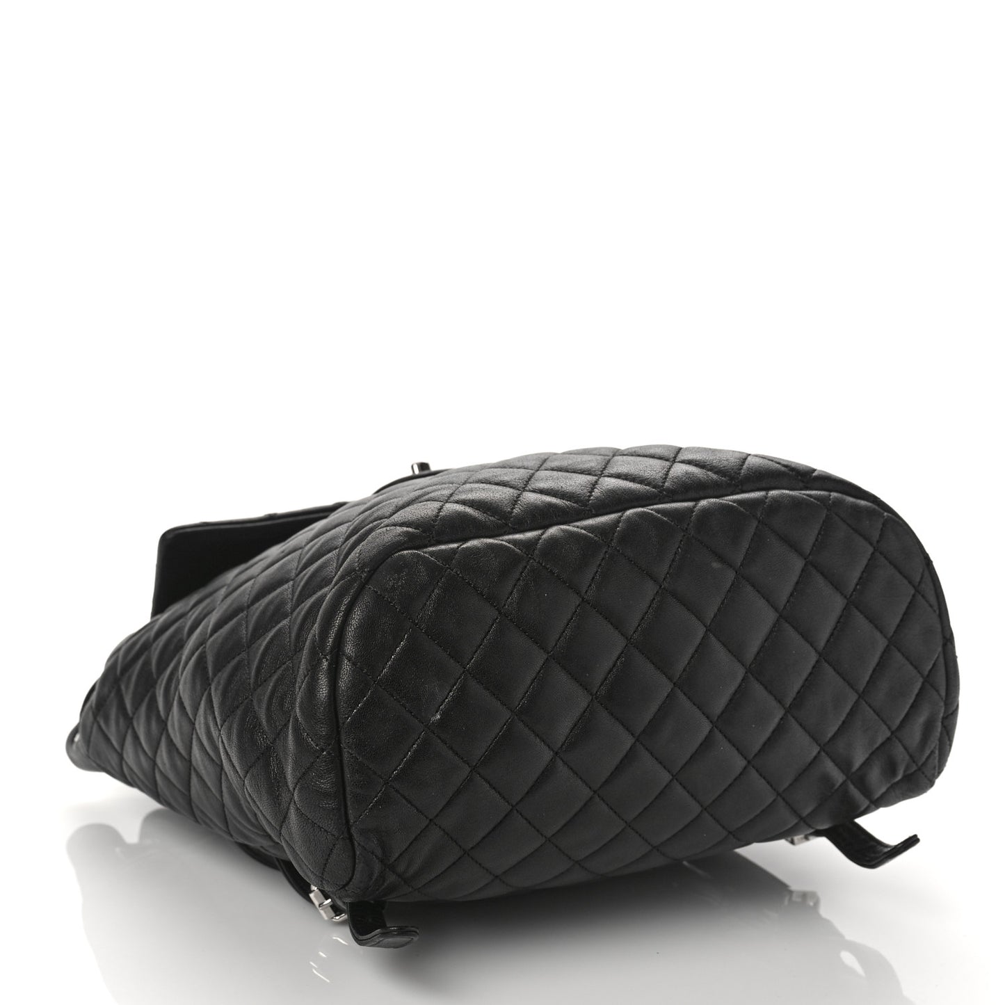 Calfskin Quilted Large Urban Spirit Backpack Black