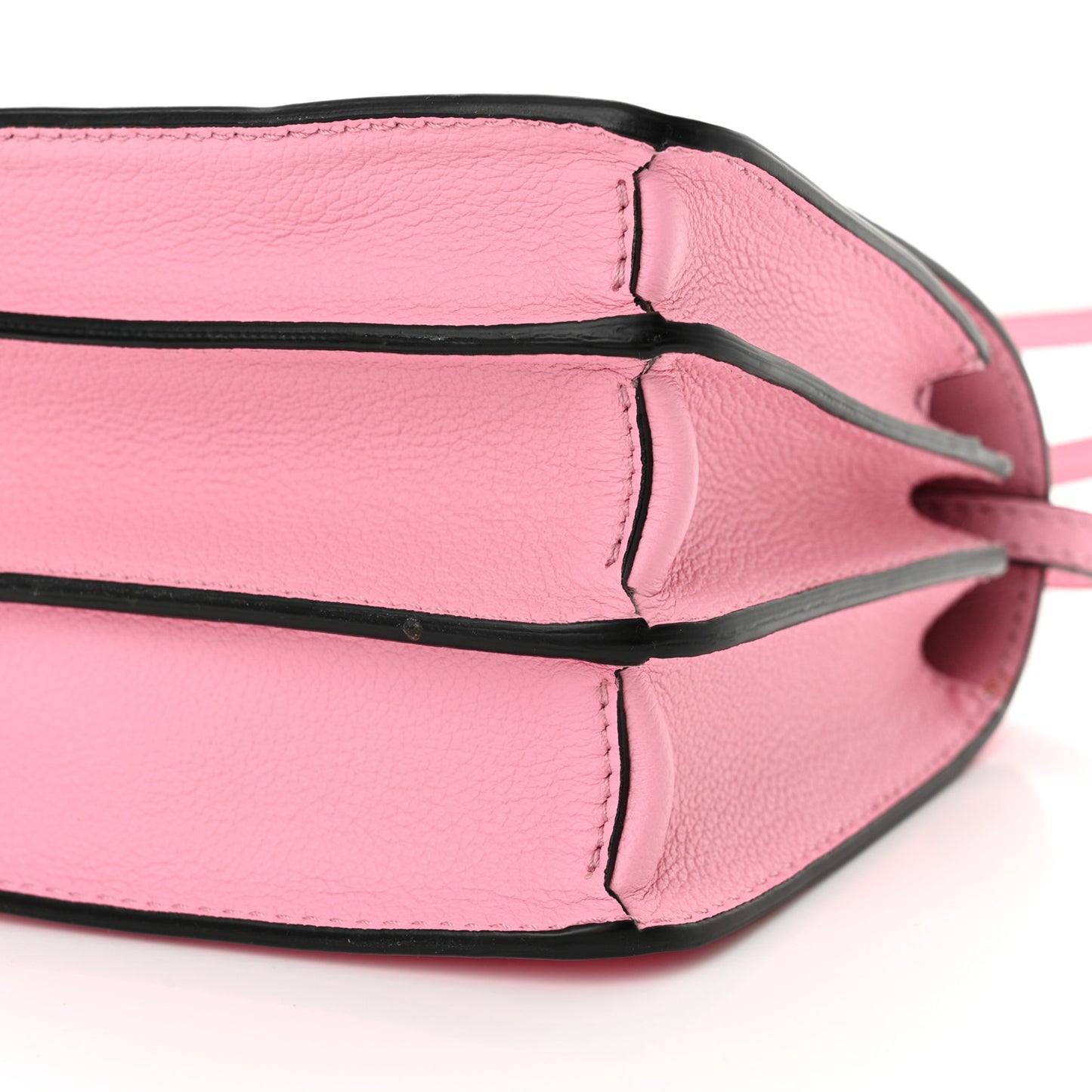 Grained Calfskin La Medusa Shoulder Bag Pink