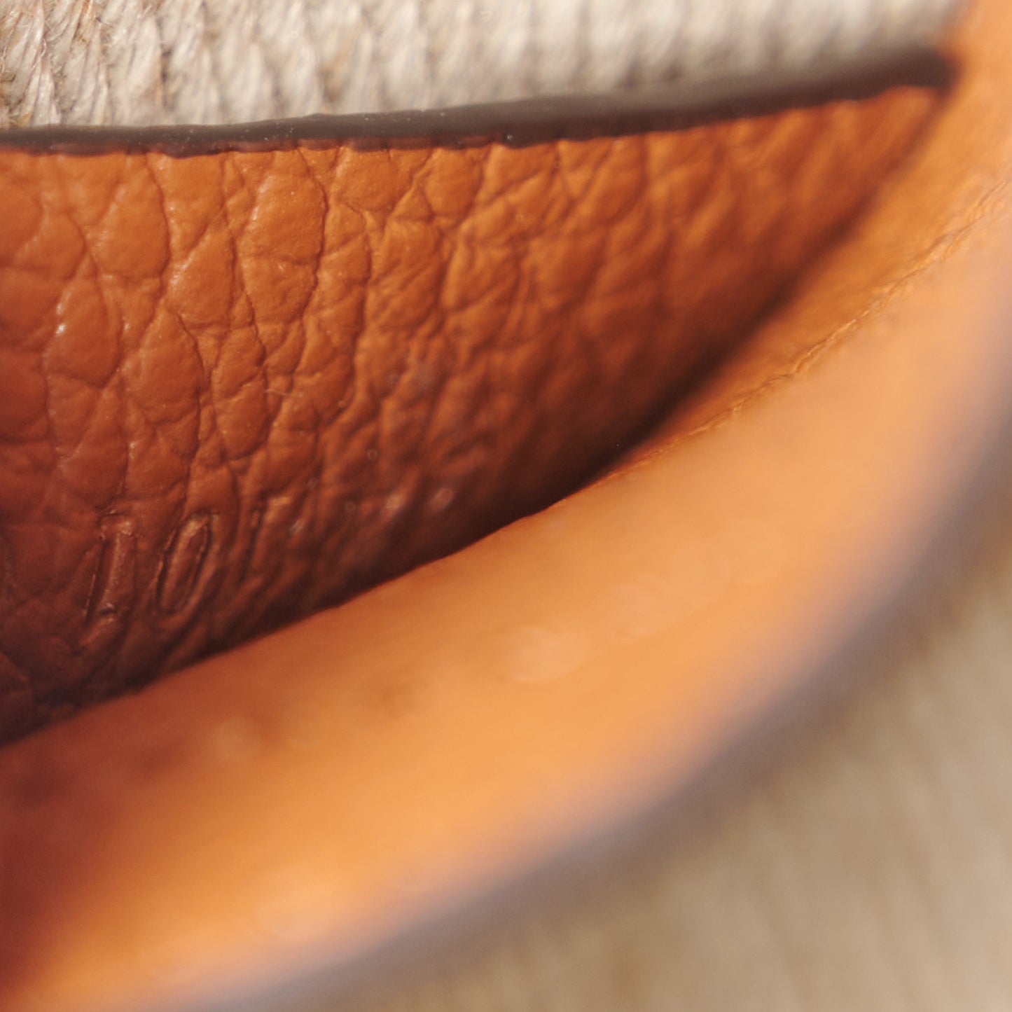 Calfskin Mini Marcie Round Crossbody Bag Tan