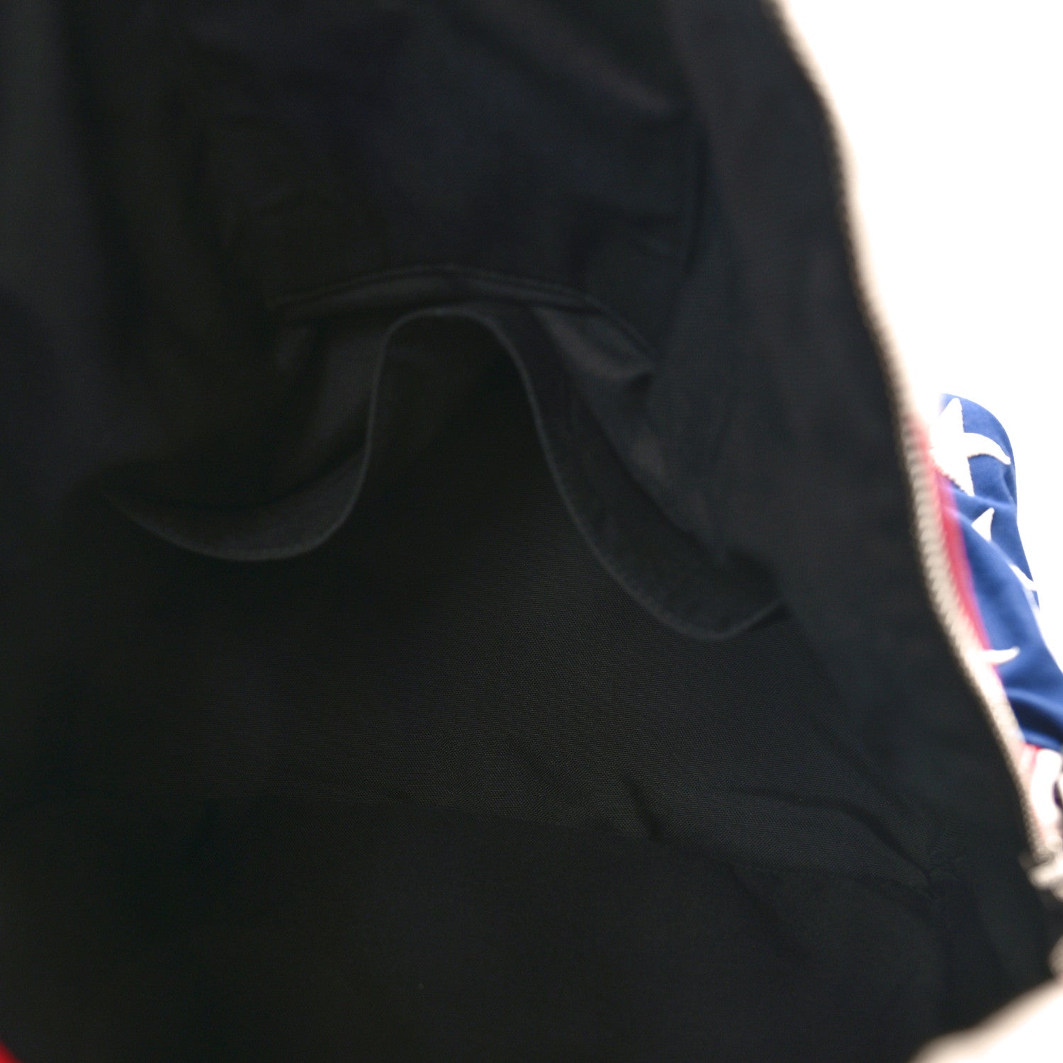 Saint Laurent Canvas American Flag Backpack Red White Blue 5 of 9