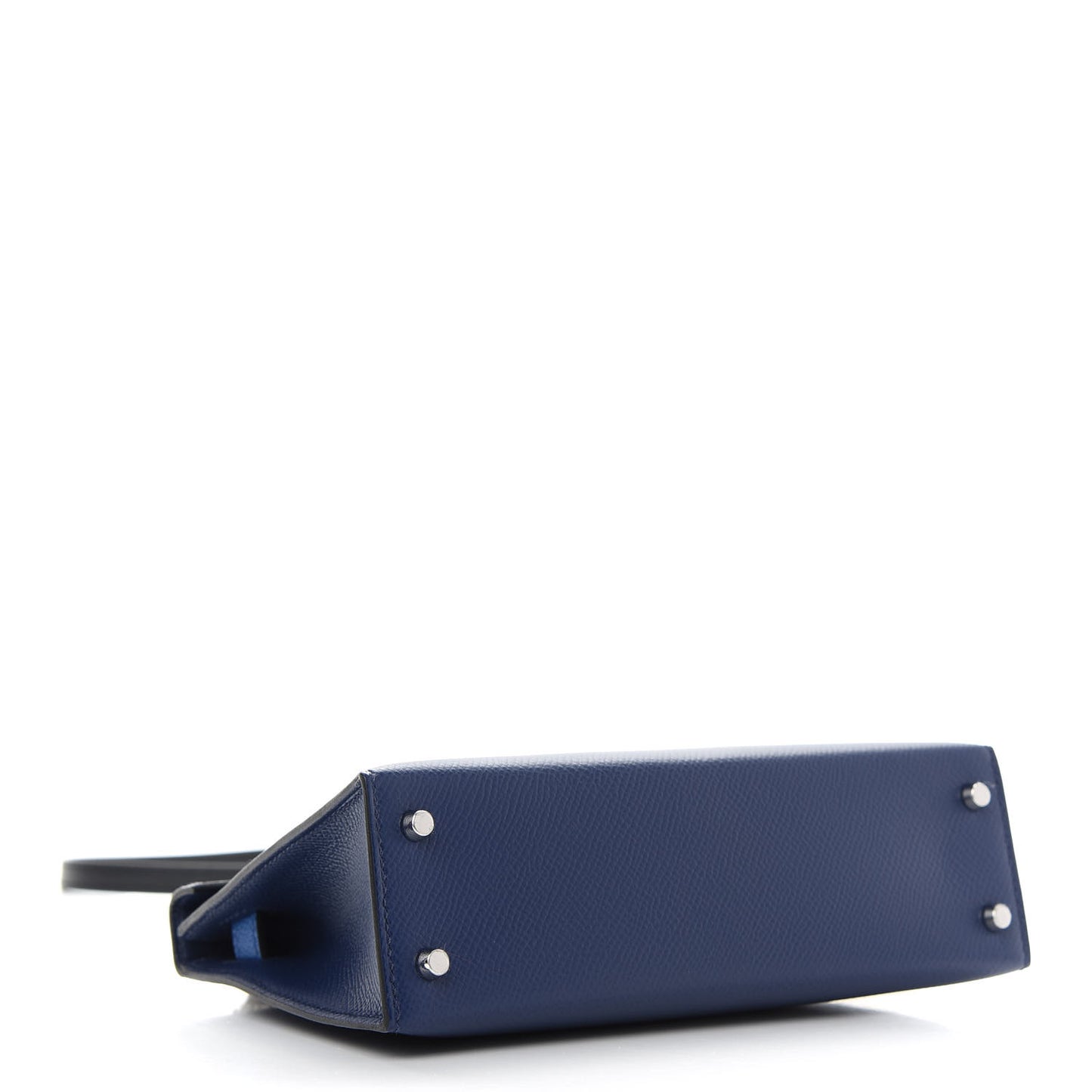 Epsom Mini Kelly Sellier 20 Bleu Saphir Bleu France Black