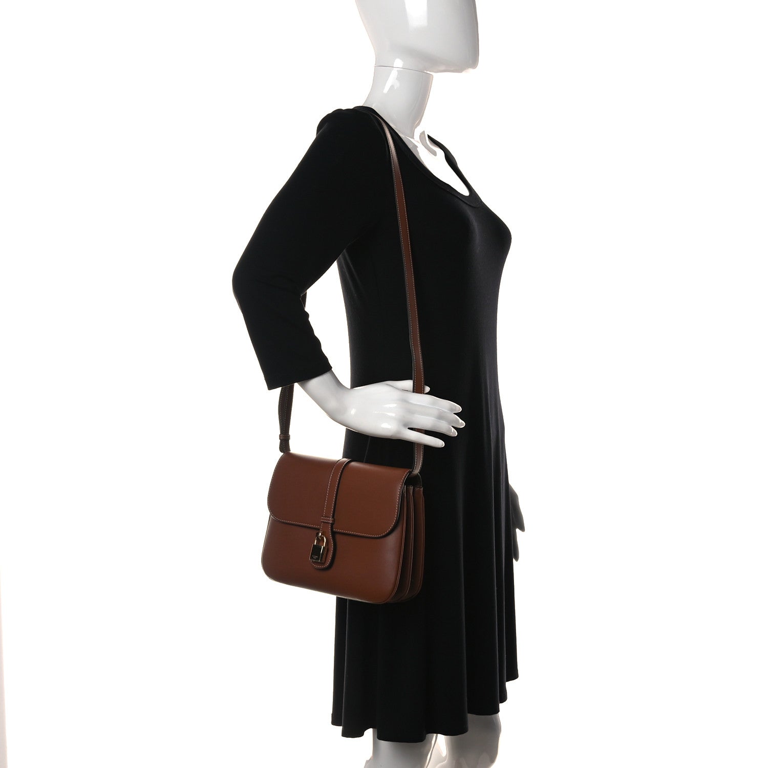 Celine Smooth Calfskin Medium Tabou Tan 2 of 11