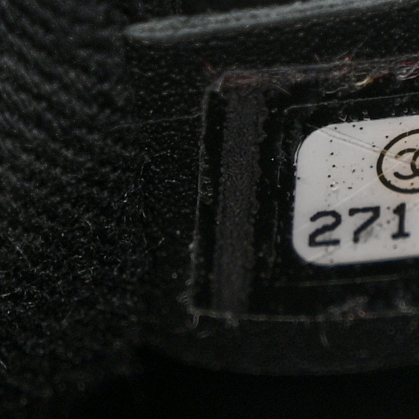 Lurex Canvas Deauville Drawstring Bag Navy Blue Gold