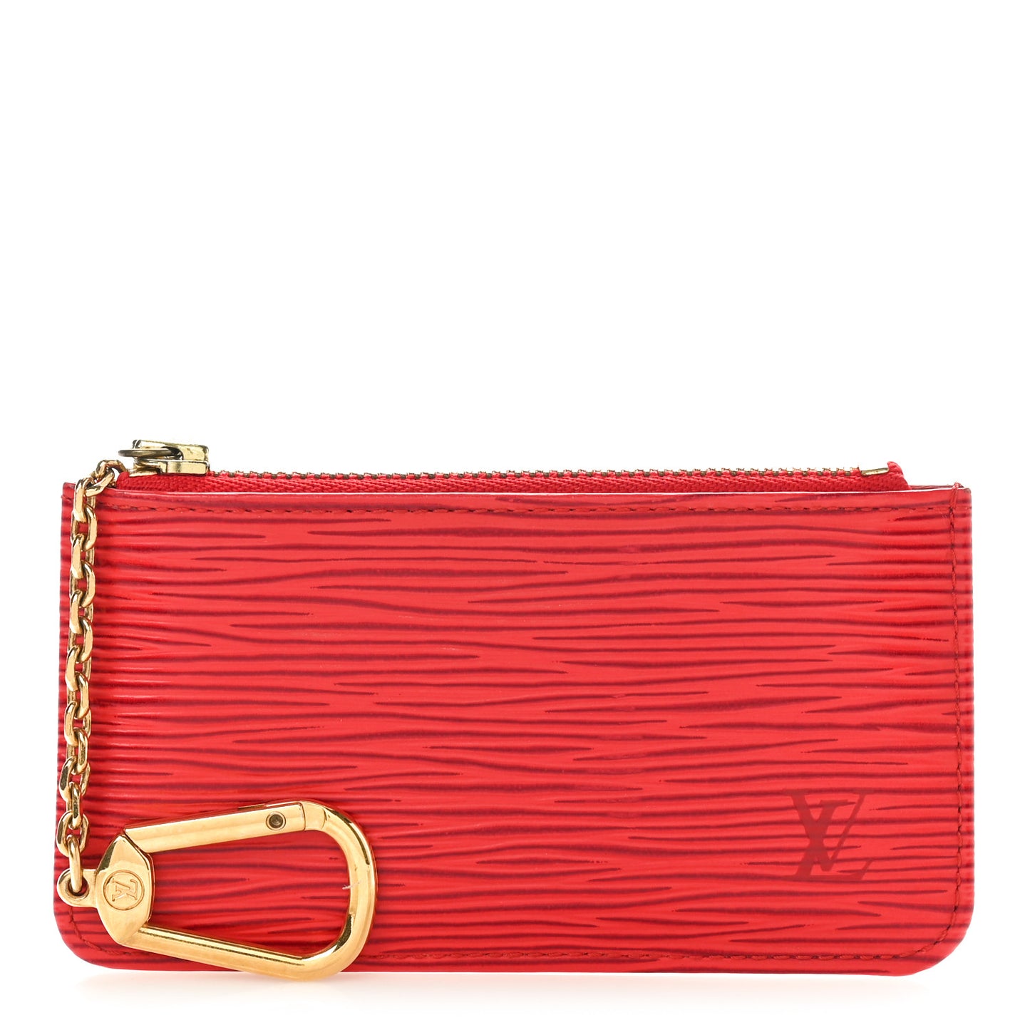 Epi Key Pouch Castillan Red