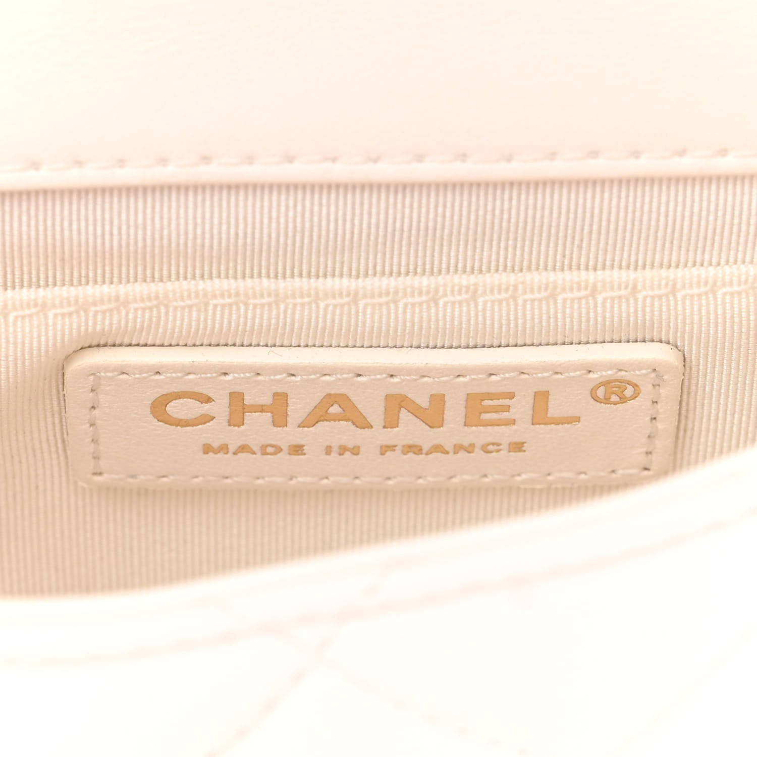 Chanel Lambskin Quilted Mini My Precious Waist Bag White 6 of 13
