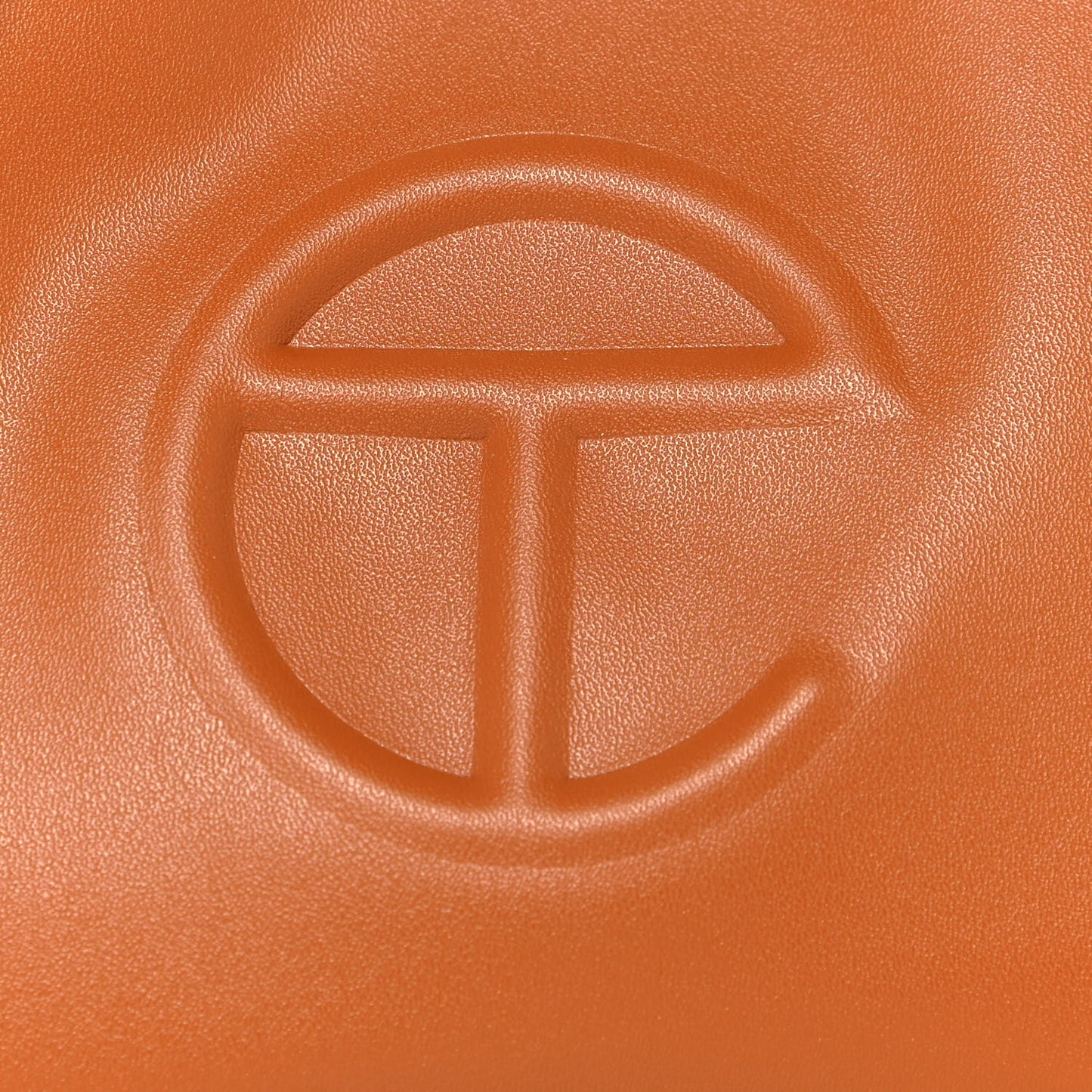 Vegan Leather Small Shopping Bag Tan
