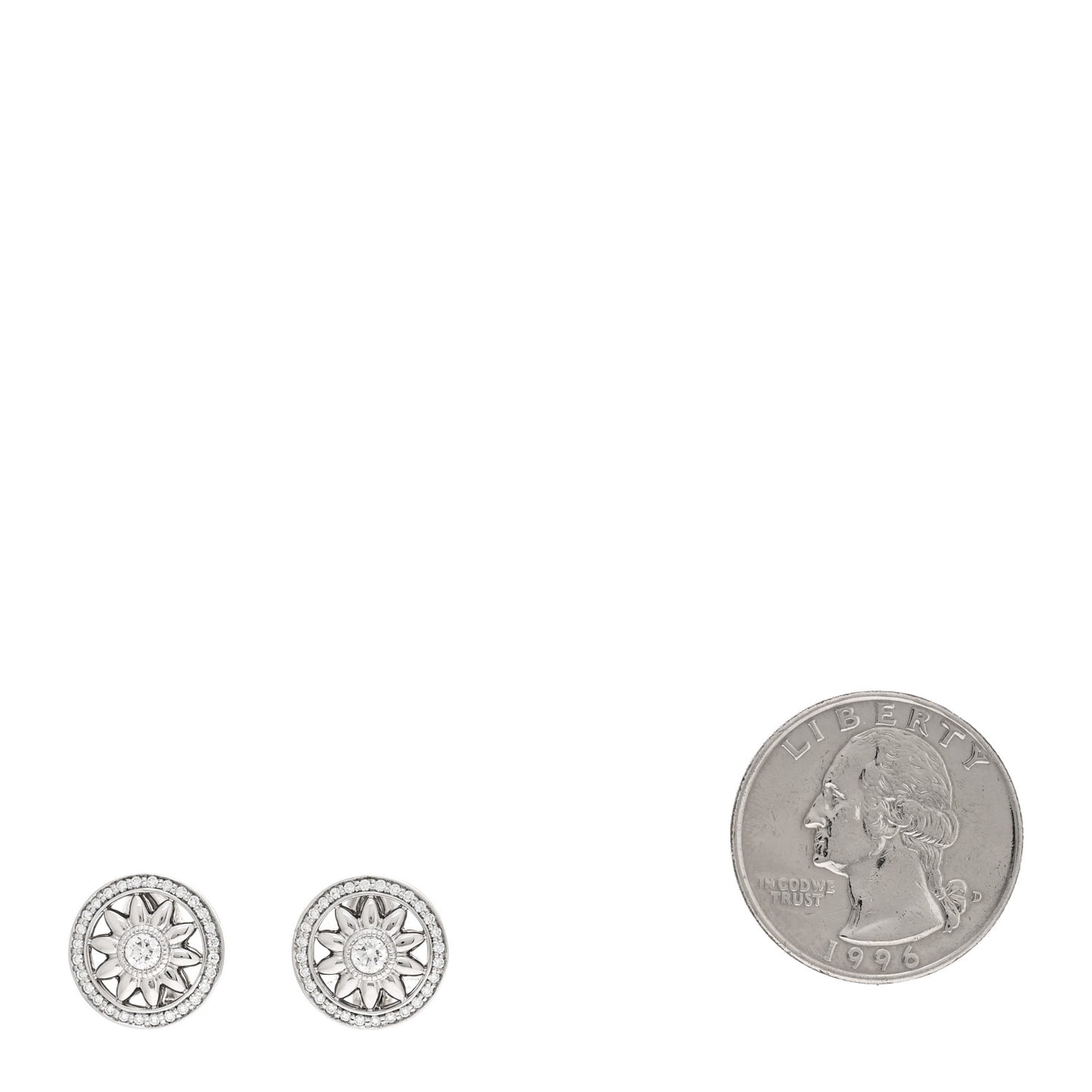 Platinum Diamond Winston Gates Earrings