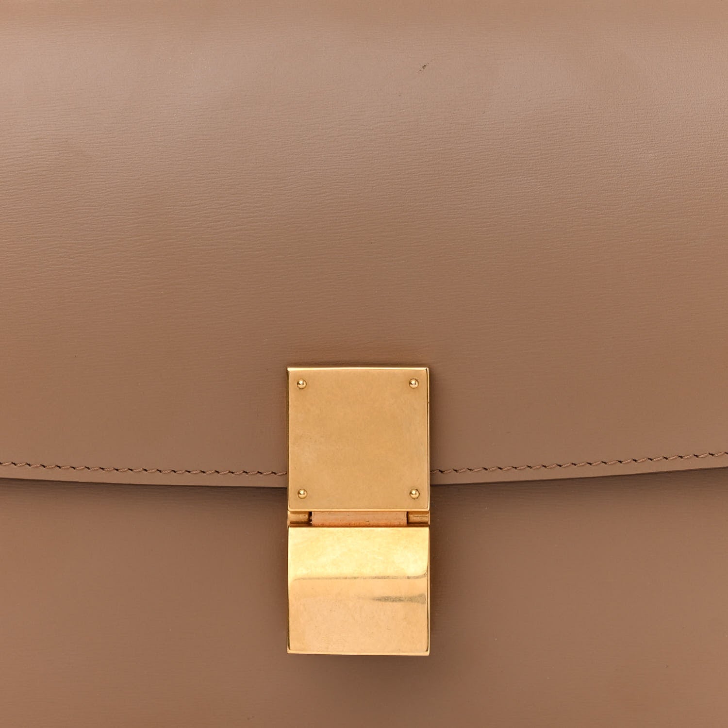 Celine Smooth Calfskin Medium Classic Box Flap Bag Light Camel 8 of 11