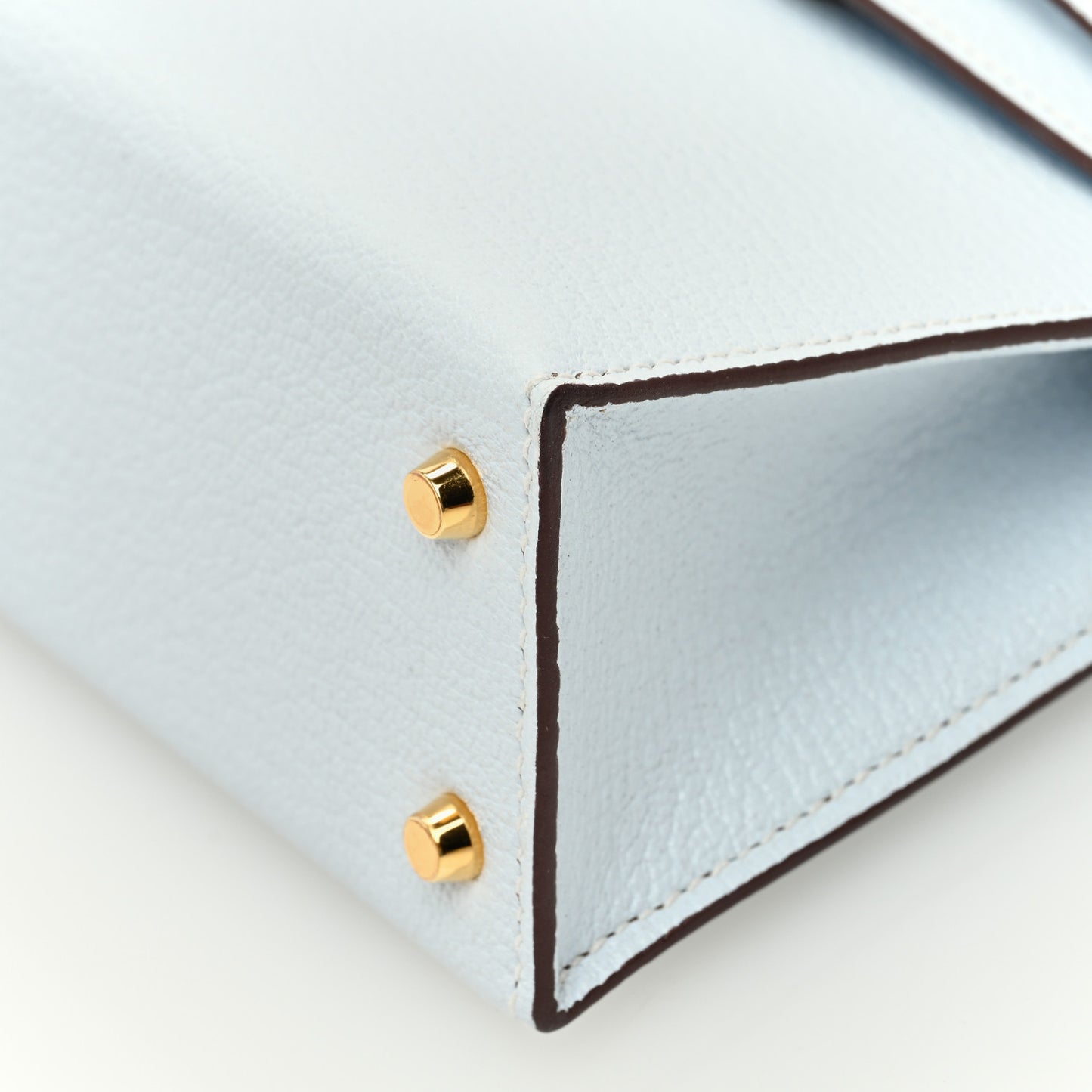 Chevre Mysore Mini Kelly Sellier 20 Bleu Brume