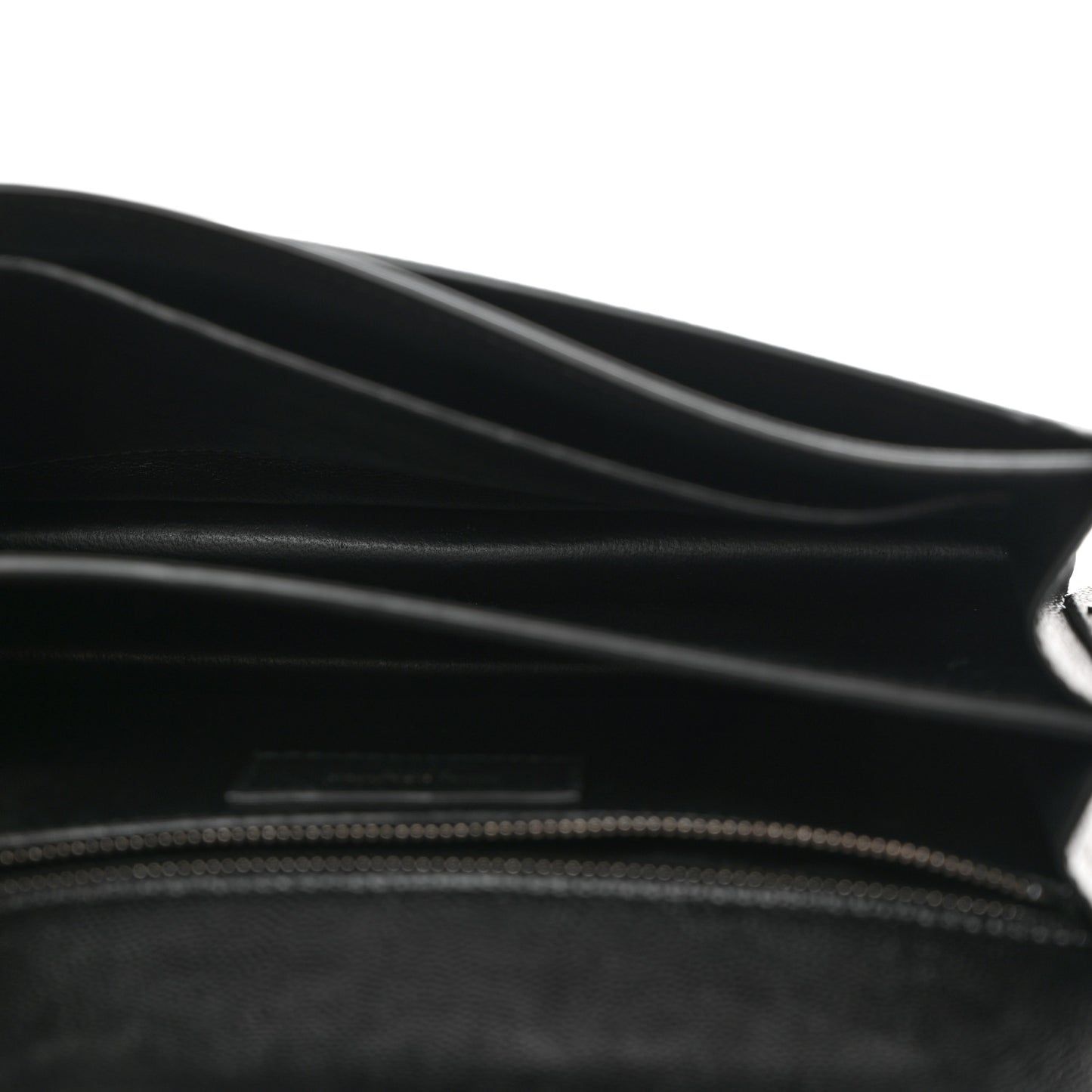 Grain De Poudre Monogram Cassandra Clasp Bag Black