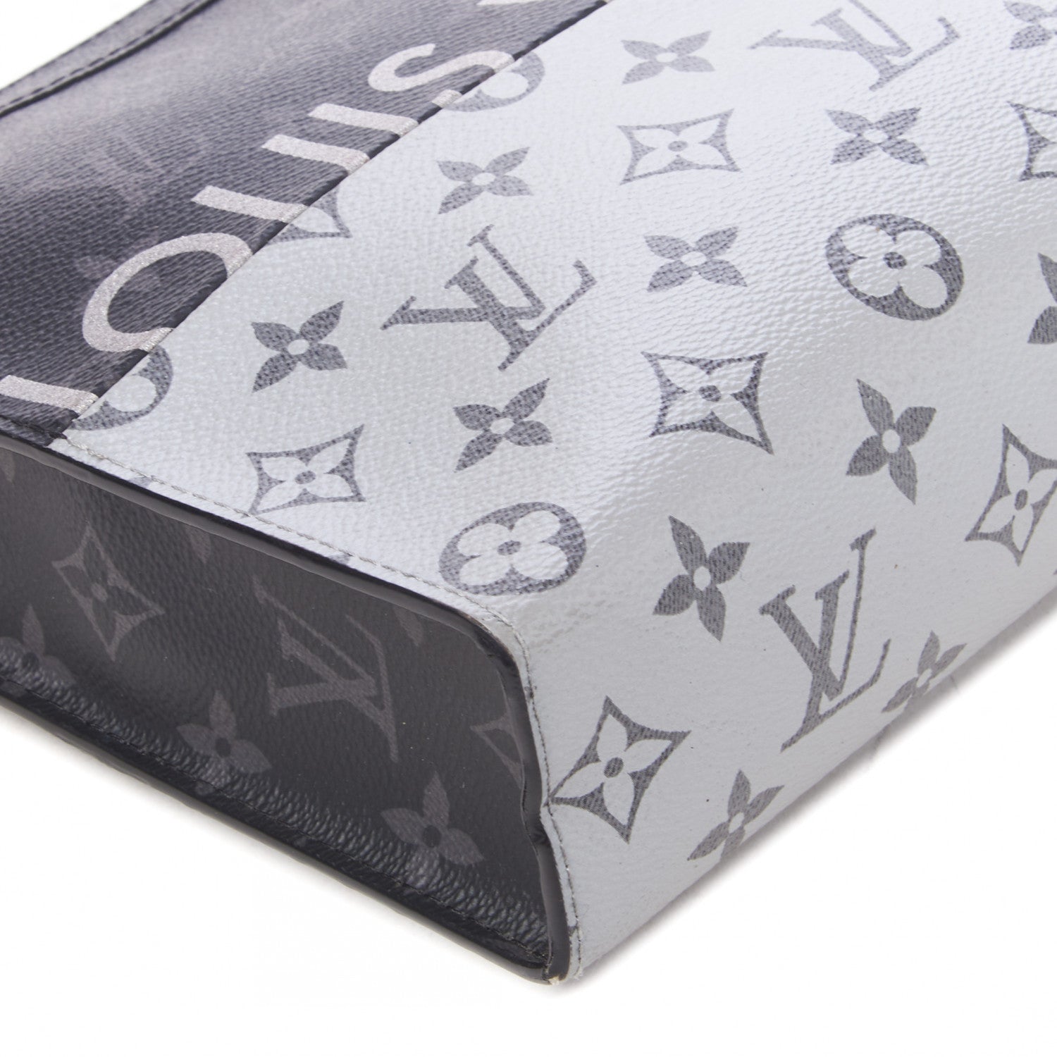 Louis Vuitton Monogram Eclipse Split Pochette Voyage MM 5 of 7