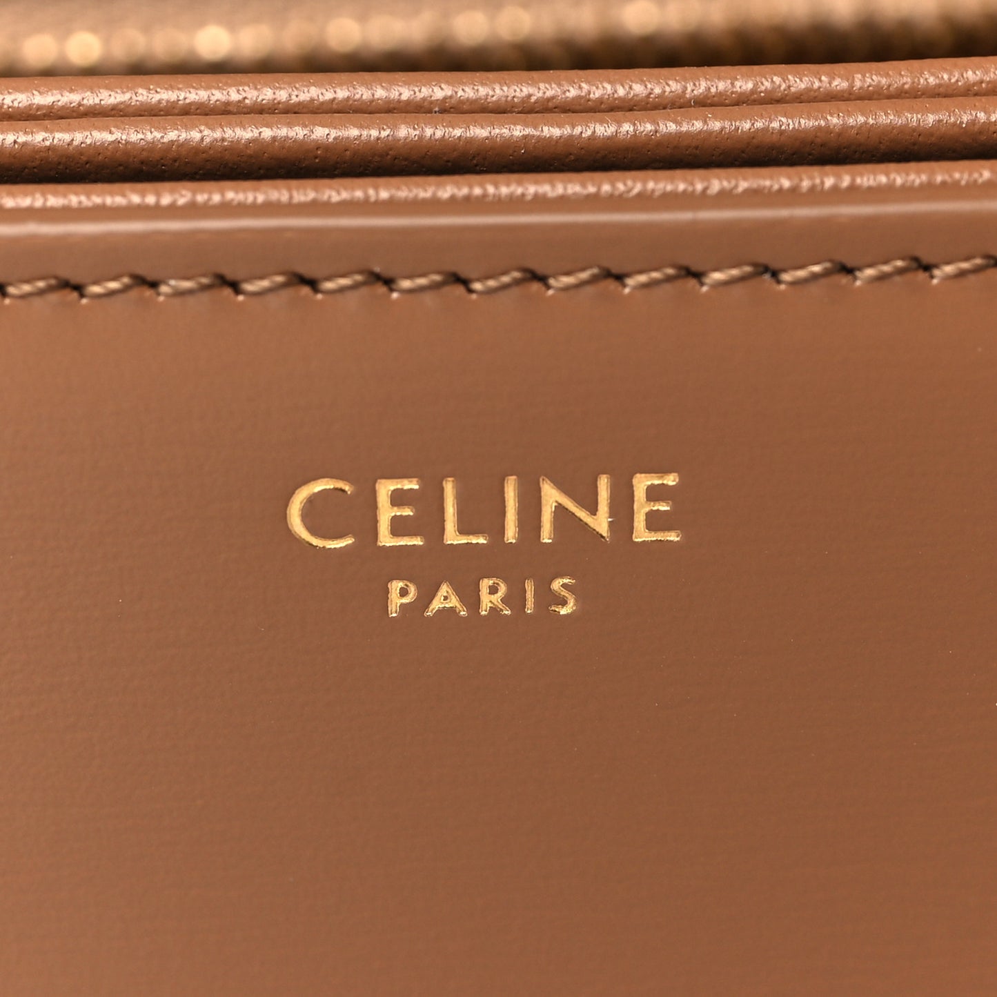 Shiny Calfskin Teen Triomphe Bronze