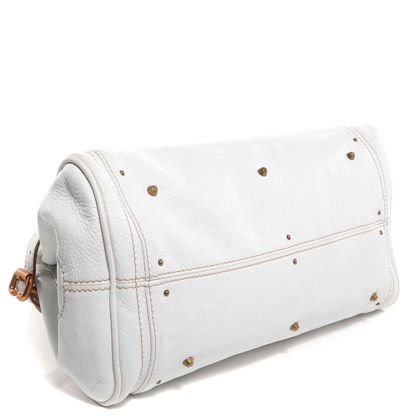 Leather Medium Paddington White