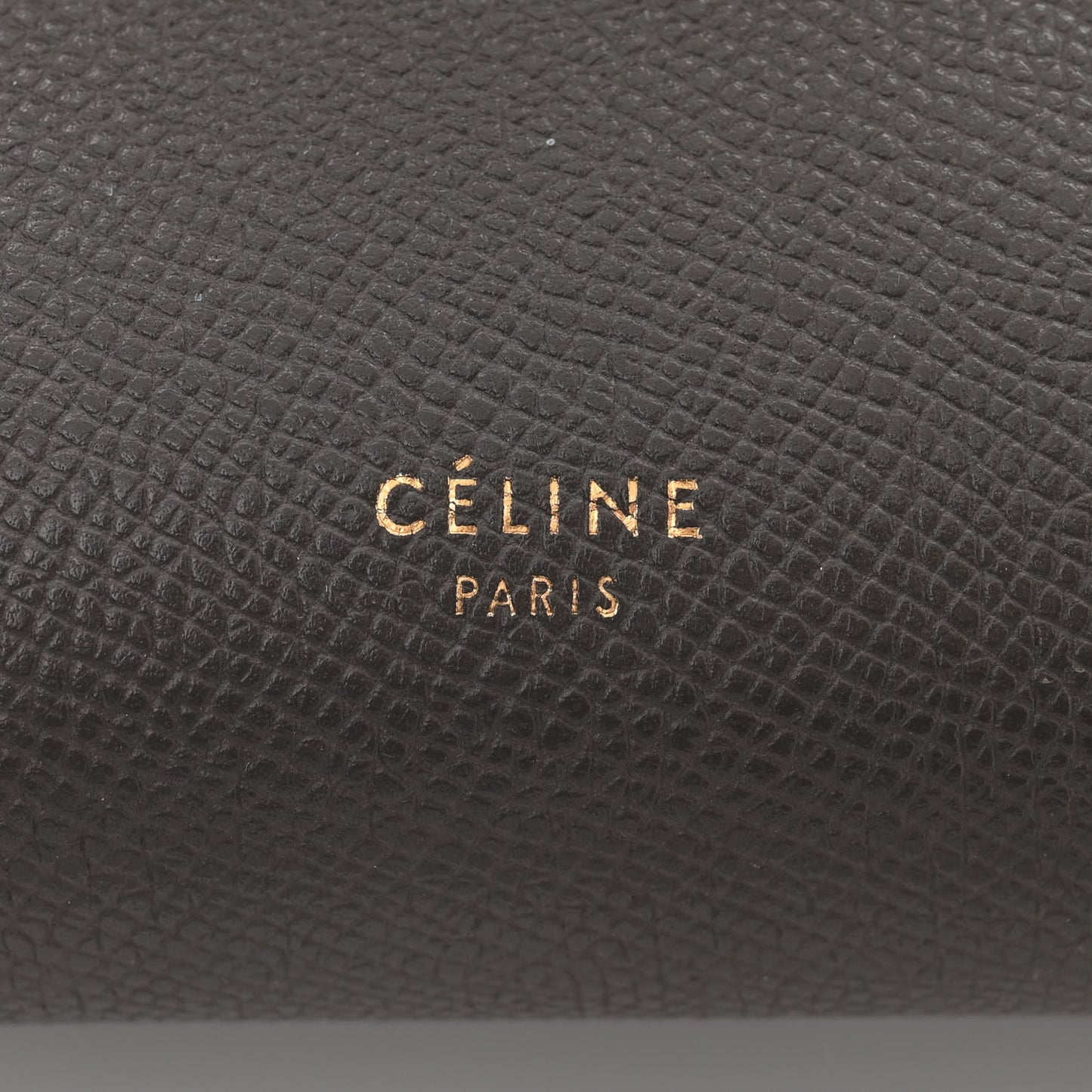 Grained Calfskin Micro Belt Bag Grey