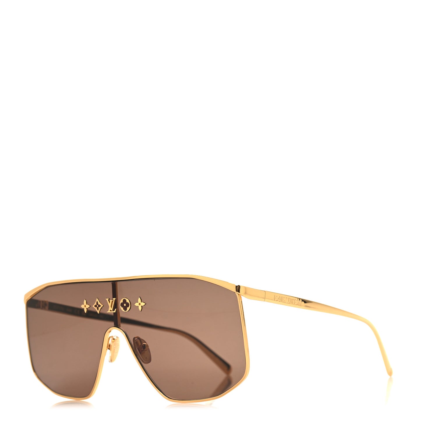 Metal LV Golden Mask Sunglasses Z1717U Gold