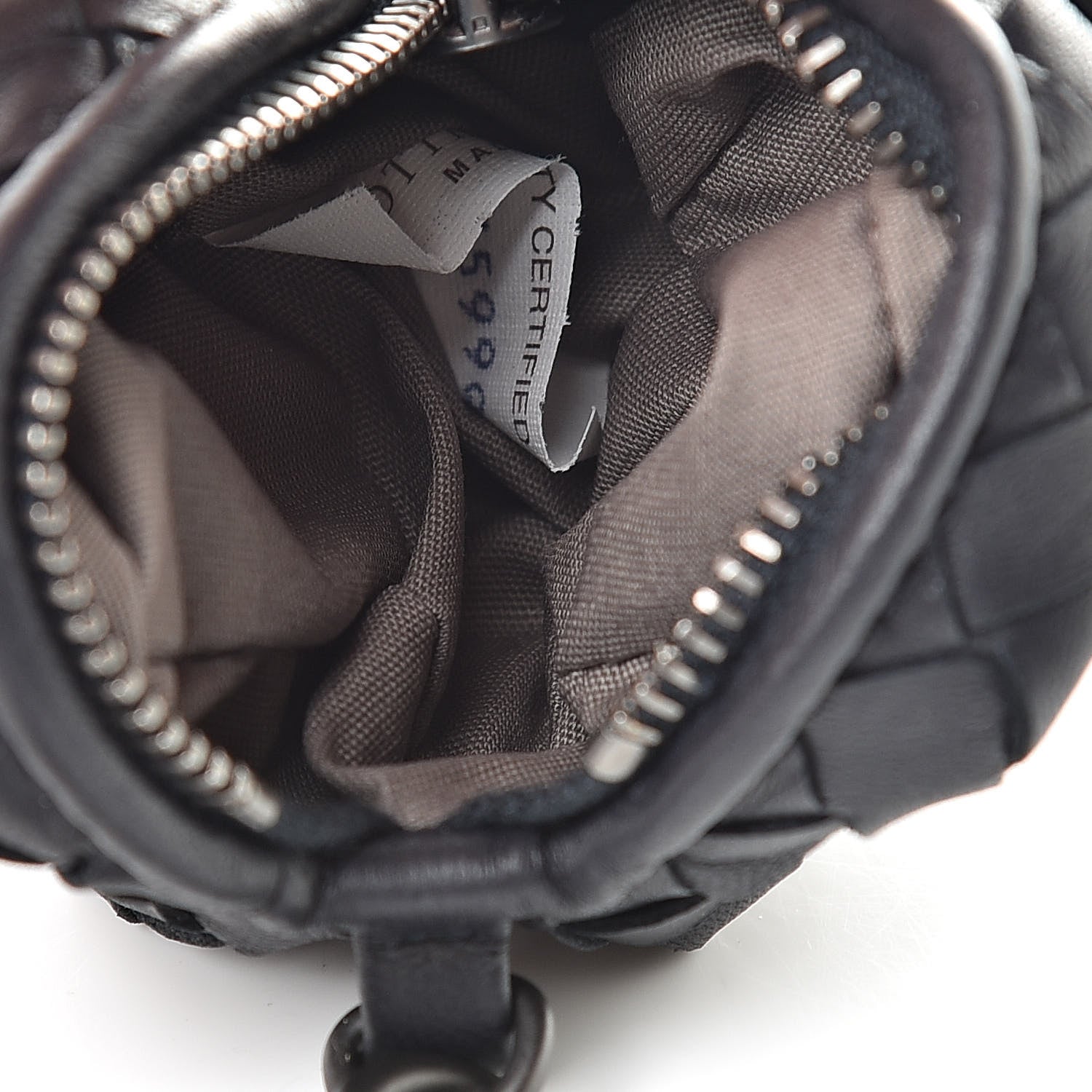 Bottega Veneta Nappa Intrecciato Coin Pouch Key Ring Tourmaline 3 of 5