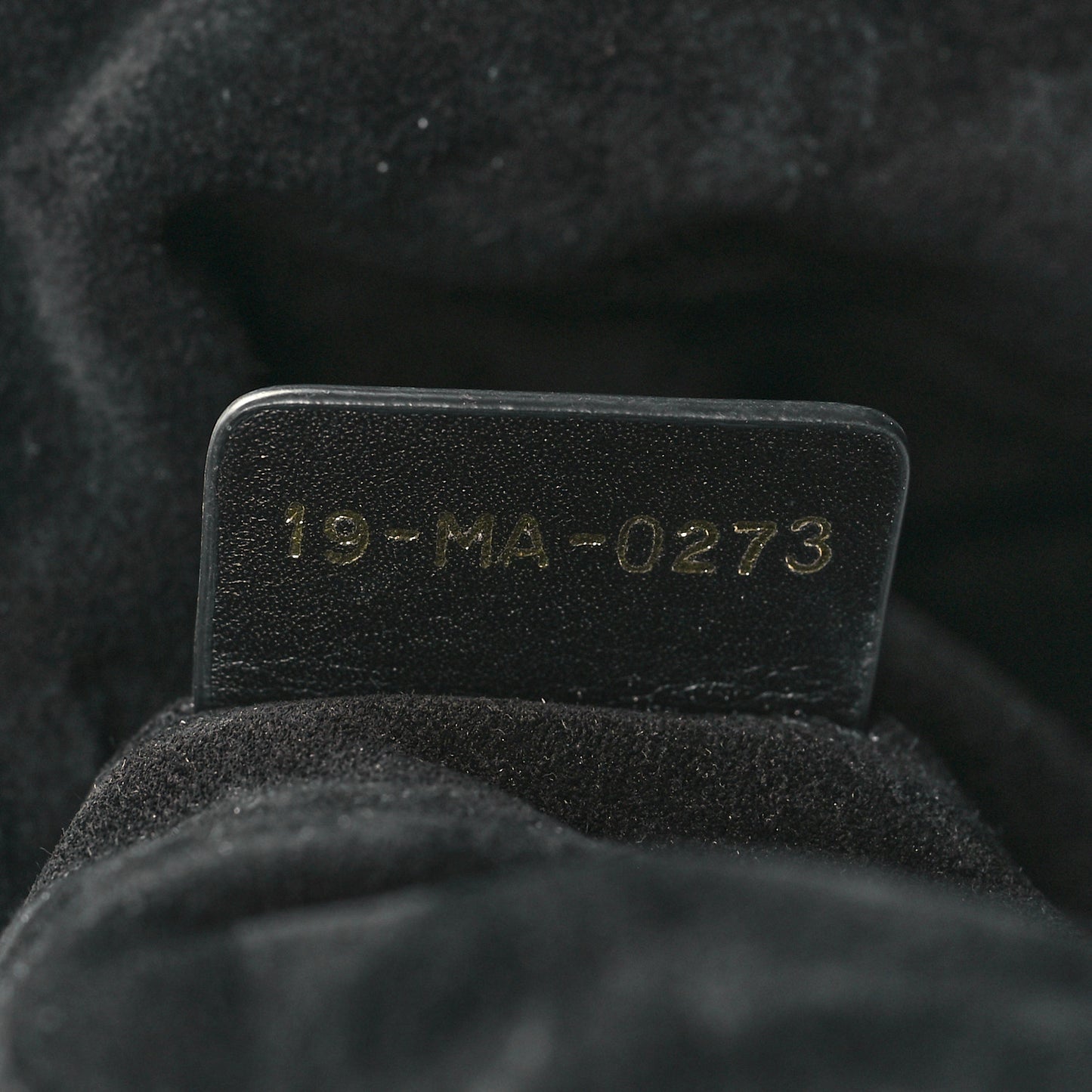 Calfskin Macrocannage Large Toujours Black