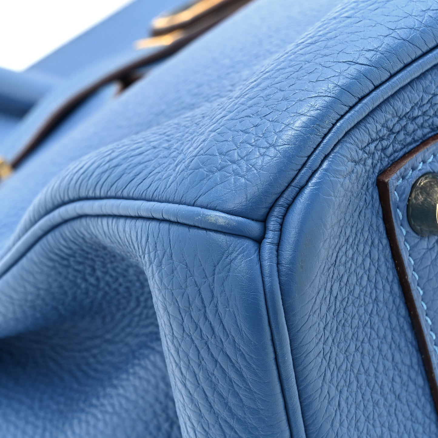 Togo Birkin 35 Bleu Azteque