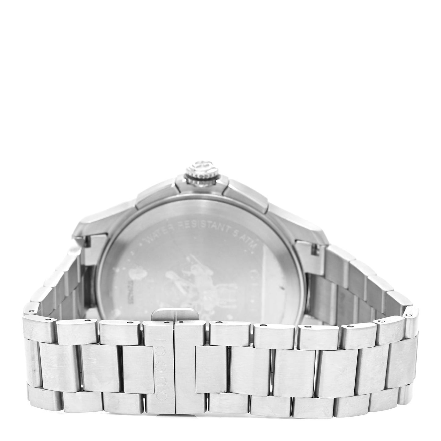 Stainless Steel 44mm G-Timeless Bee Chronograph Quartz Watch Black