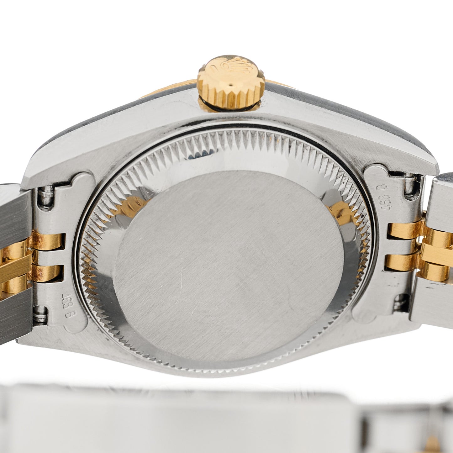 Stainless Steel 18K Yellow Gold Diamond 26mm Oyster Perpetual Datejust Watch Champagne 69173
