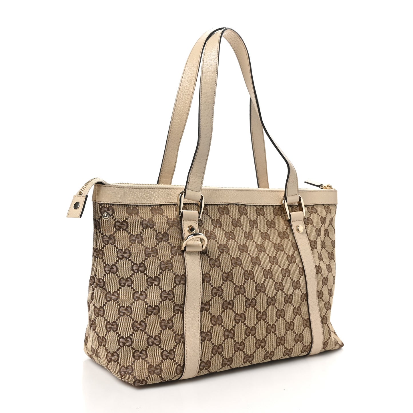 Monogram Medium Abbey Tote Off White