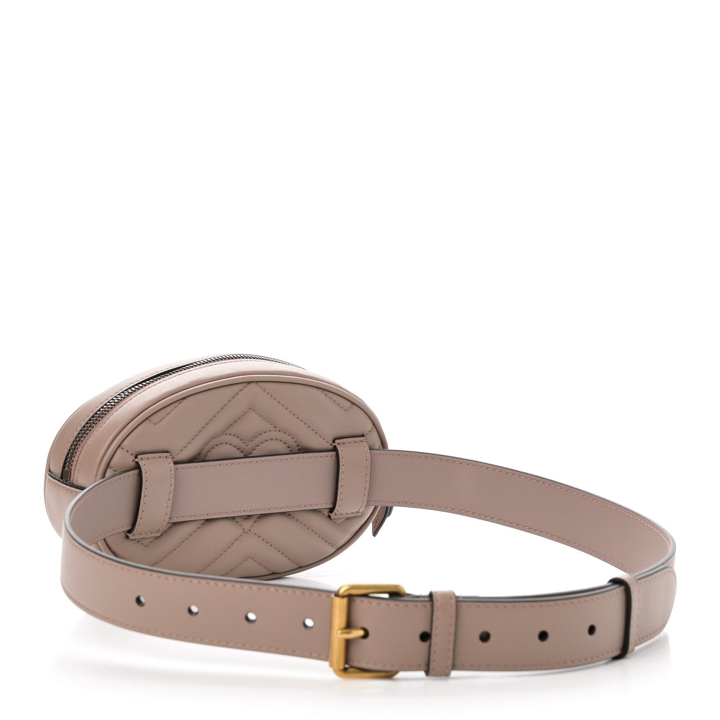 Calfskin Matelasse GG Marmont Belt Bag 85 34 Porcelain Rose