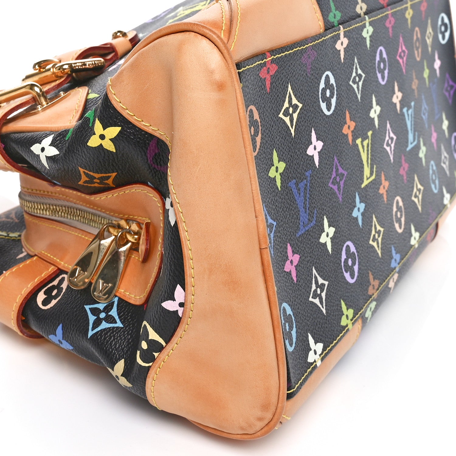 Louis Vuitton Monogram Multicolor Claudia Black 8 of 9