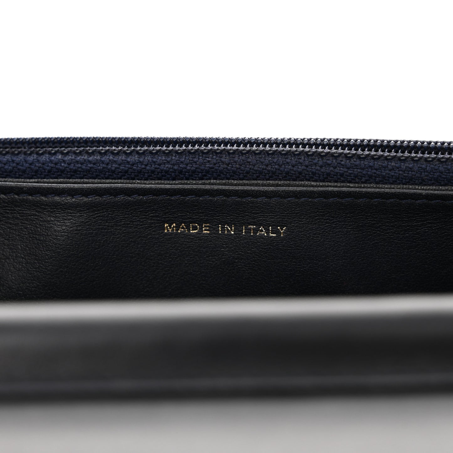 Tweed Shearling Quilted Chanel Wallet On Chain WOC Navy Black