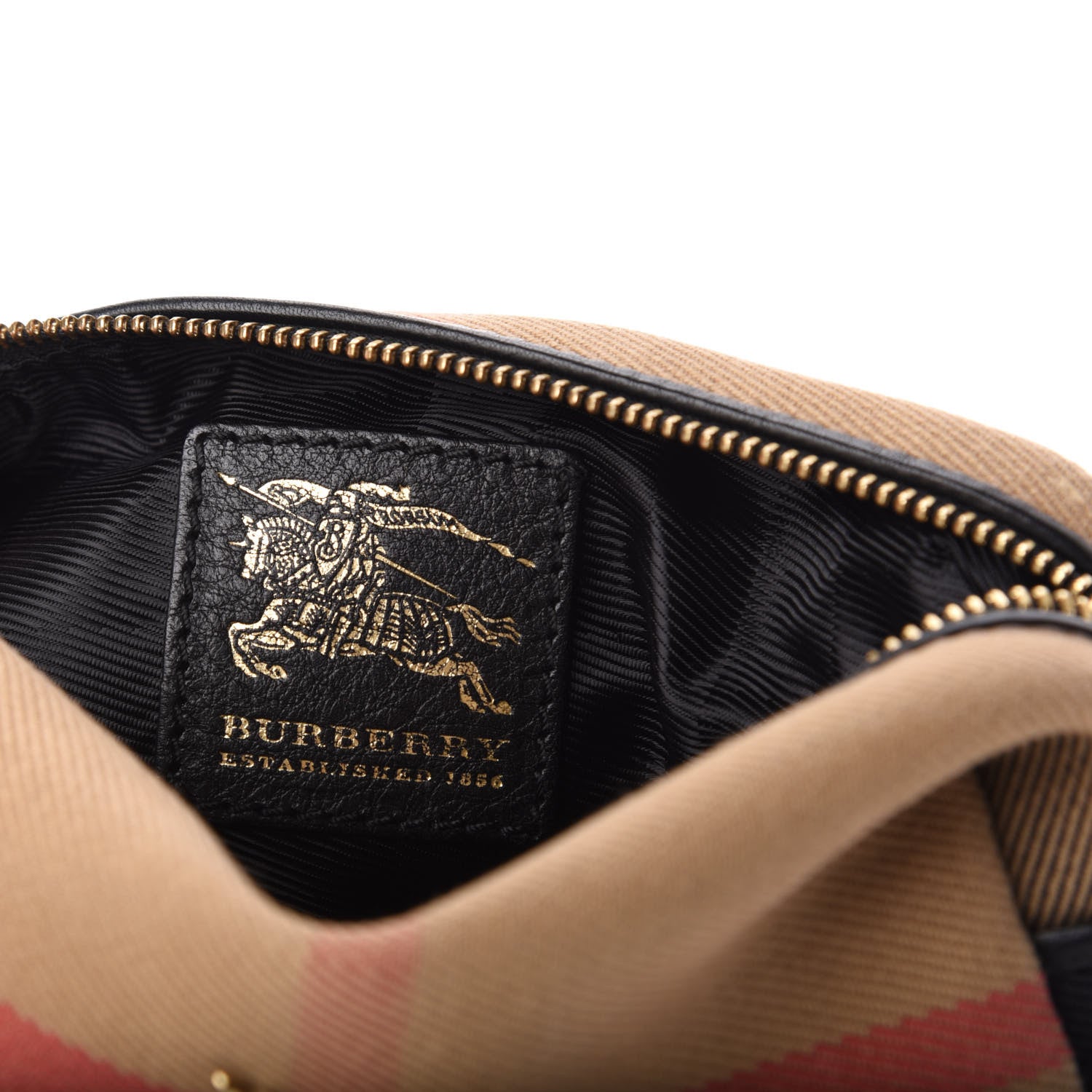 Burberry House Check Cosmetic Case Black 6 of 7