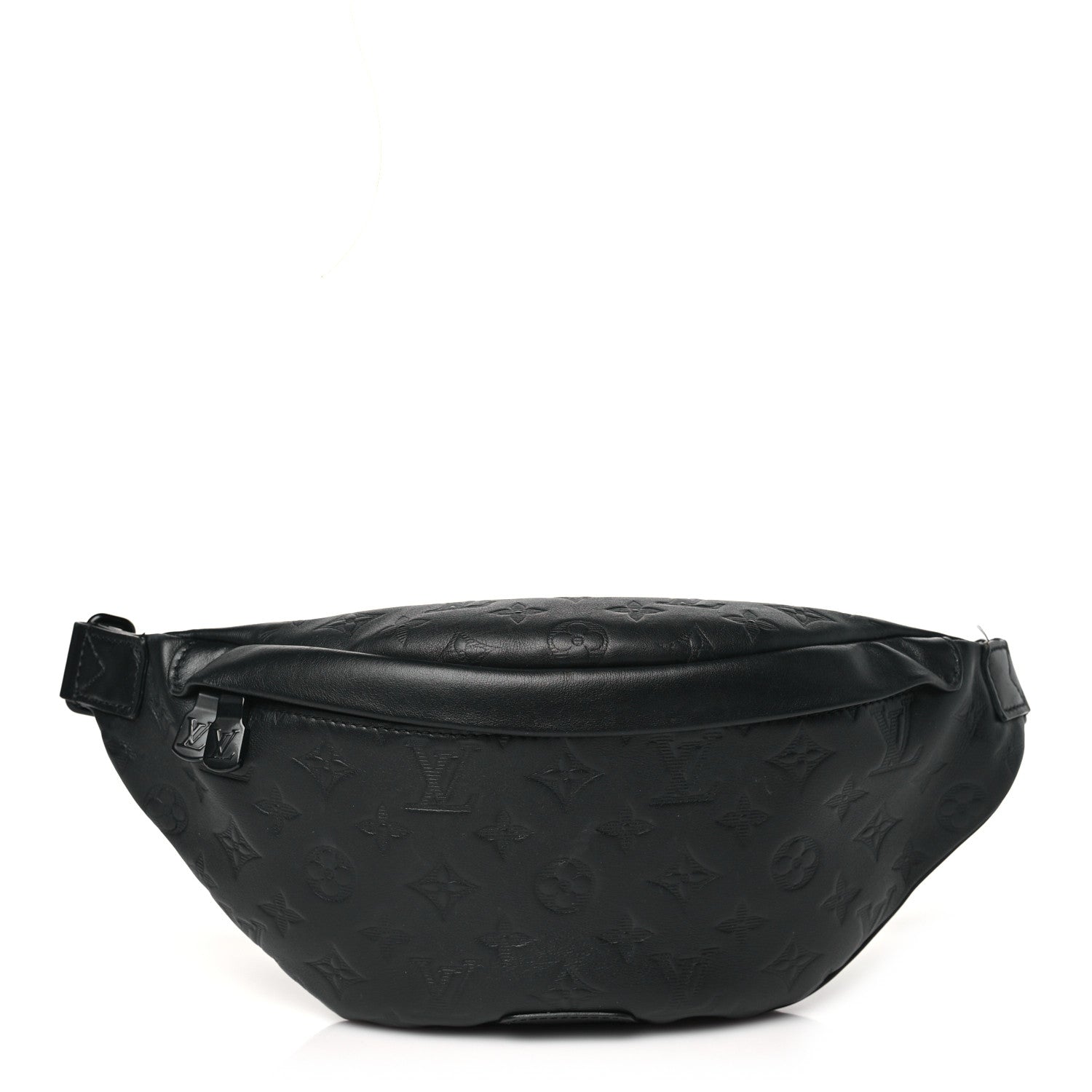 Louis Vuitton Calfskin Monogram Shadow Discovery Bumbag Black 1 of 10