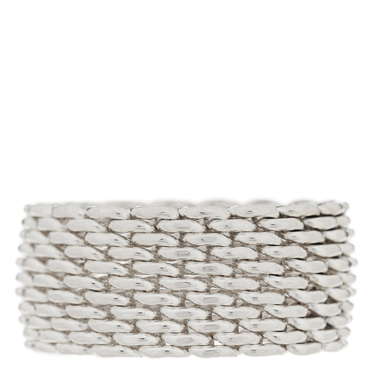 Sterling Silver Somerset Mesh Ring 49 4.75