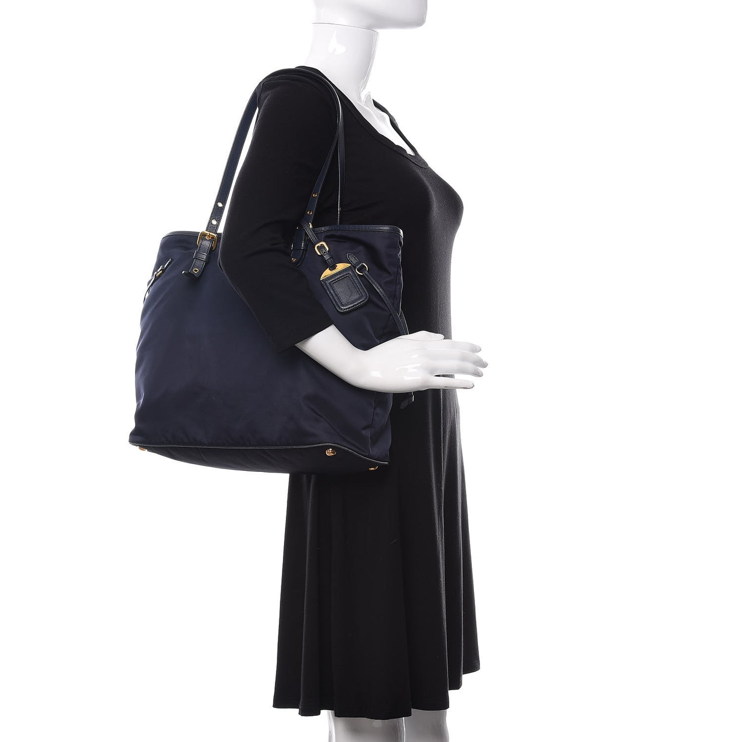 Tessuto Nylon Saffiano Tote Baltico