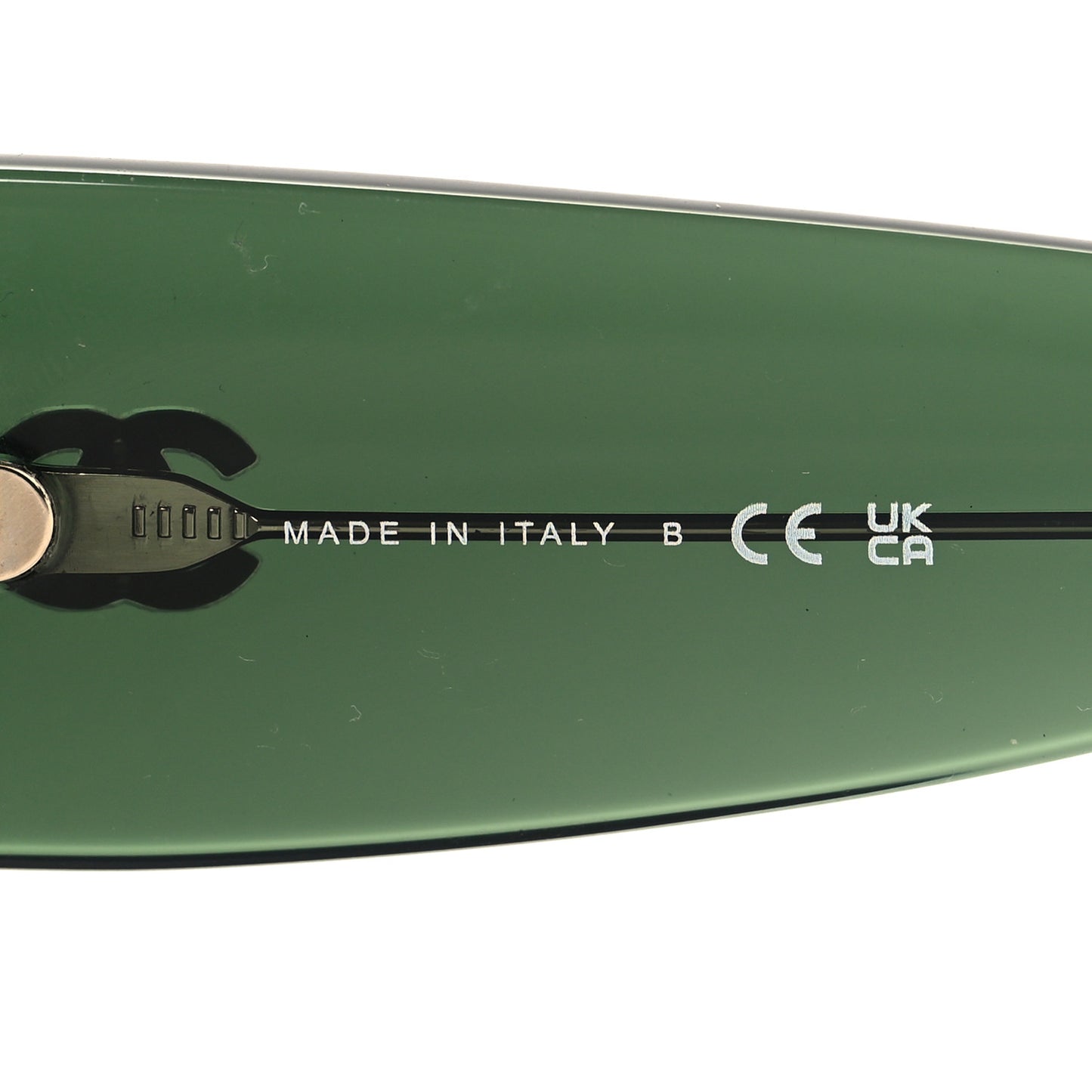 Acetate Pearl Rectangle Sunglasses 5480-H Dark Green