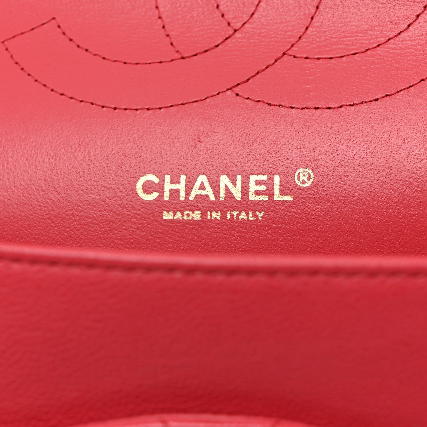Chanel Shiny Caviar Quilted Jumbo Double Flap Dark Pink 5 of 9