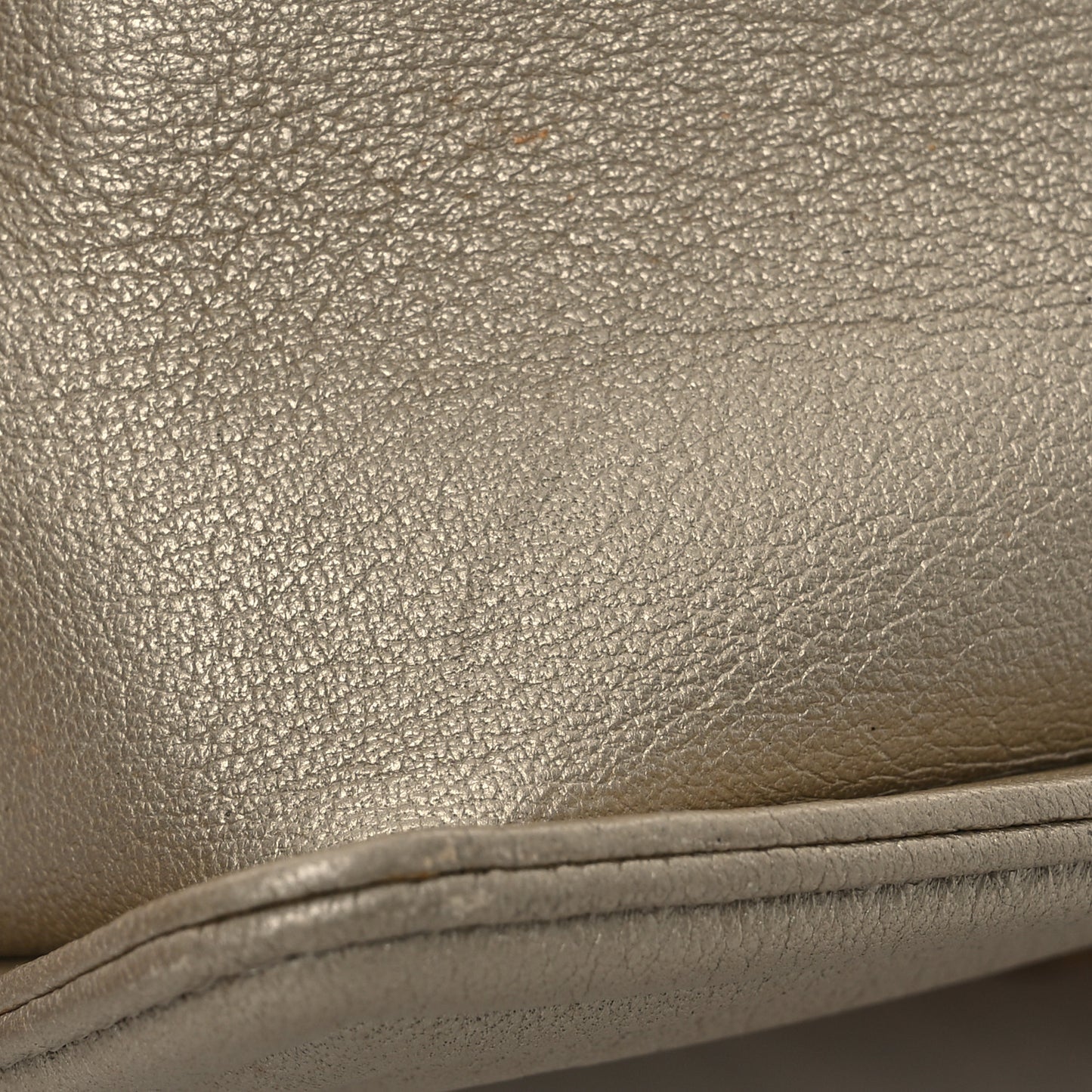 Metallic Lambskin Medium Golden CC Boy Flap Dark Gold