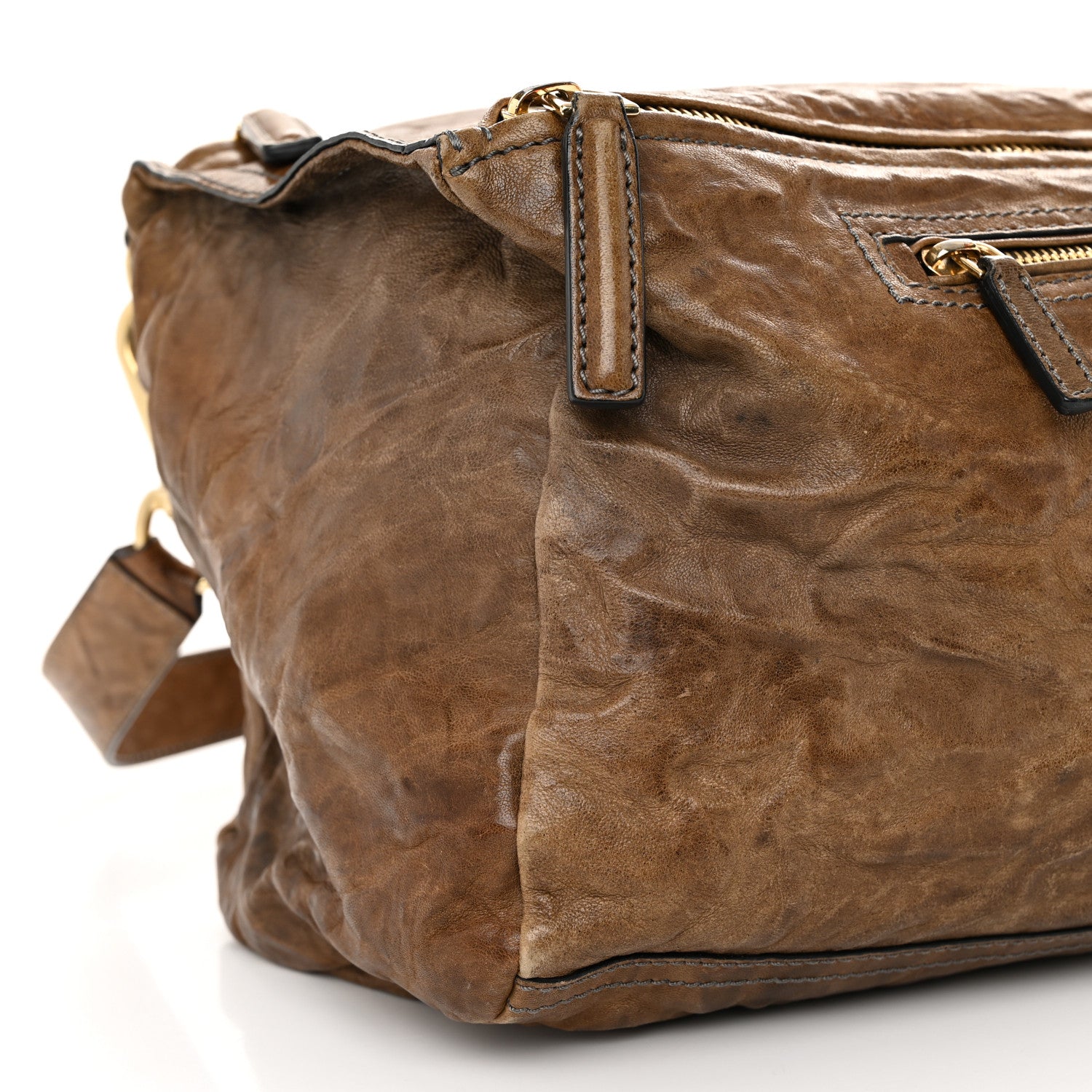 Givenchy Tumbled Sheepskin Medium Pandora Charcoal 9 of 13