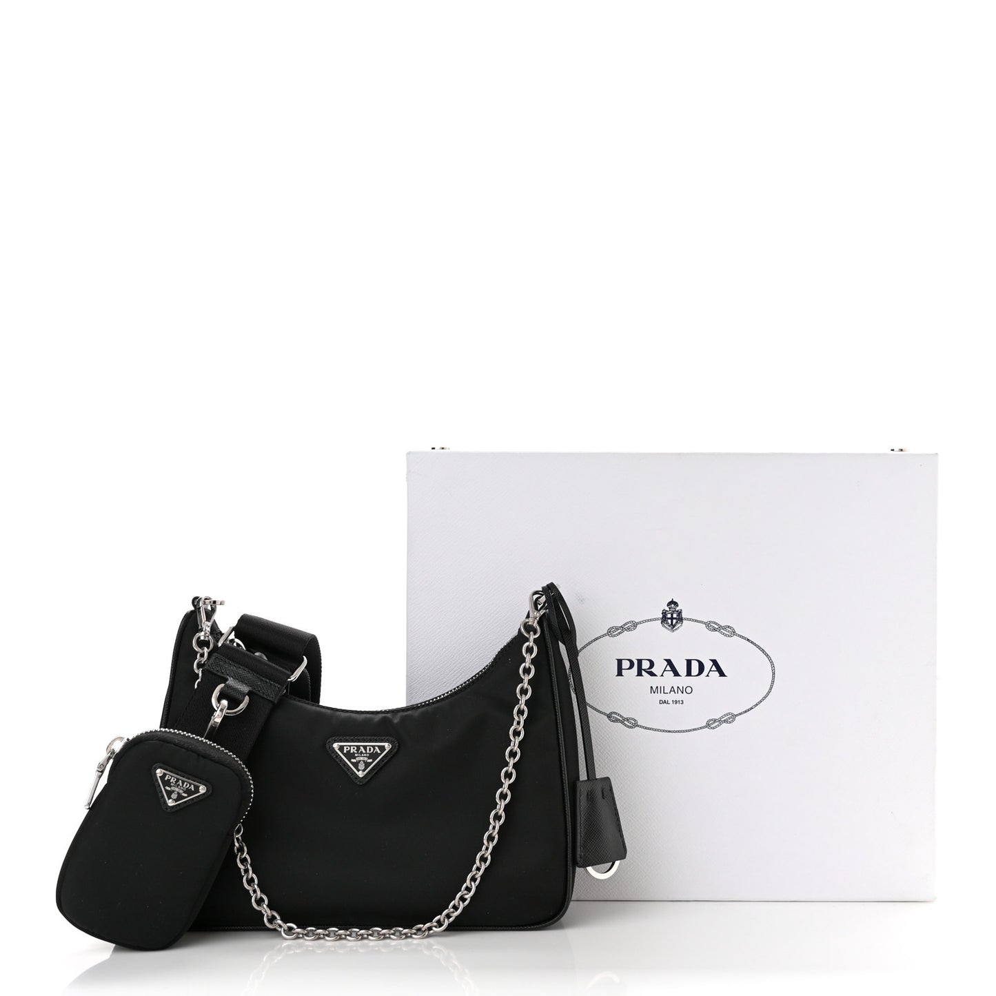 Nylon Re-Edition 2005 Shoulder Bag Black