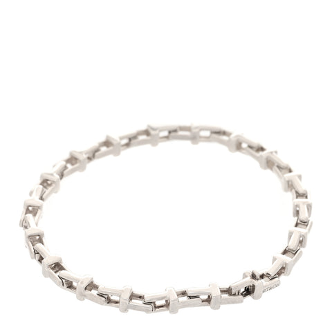 Sterling Silver T Link Chain Bracelet
