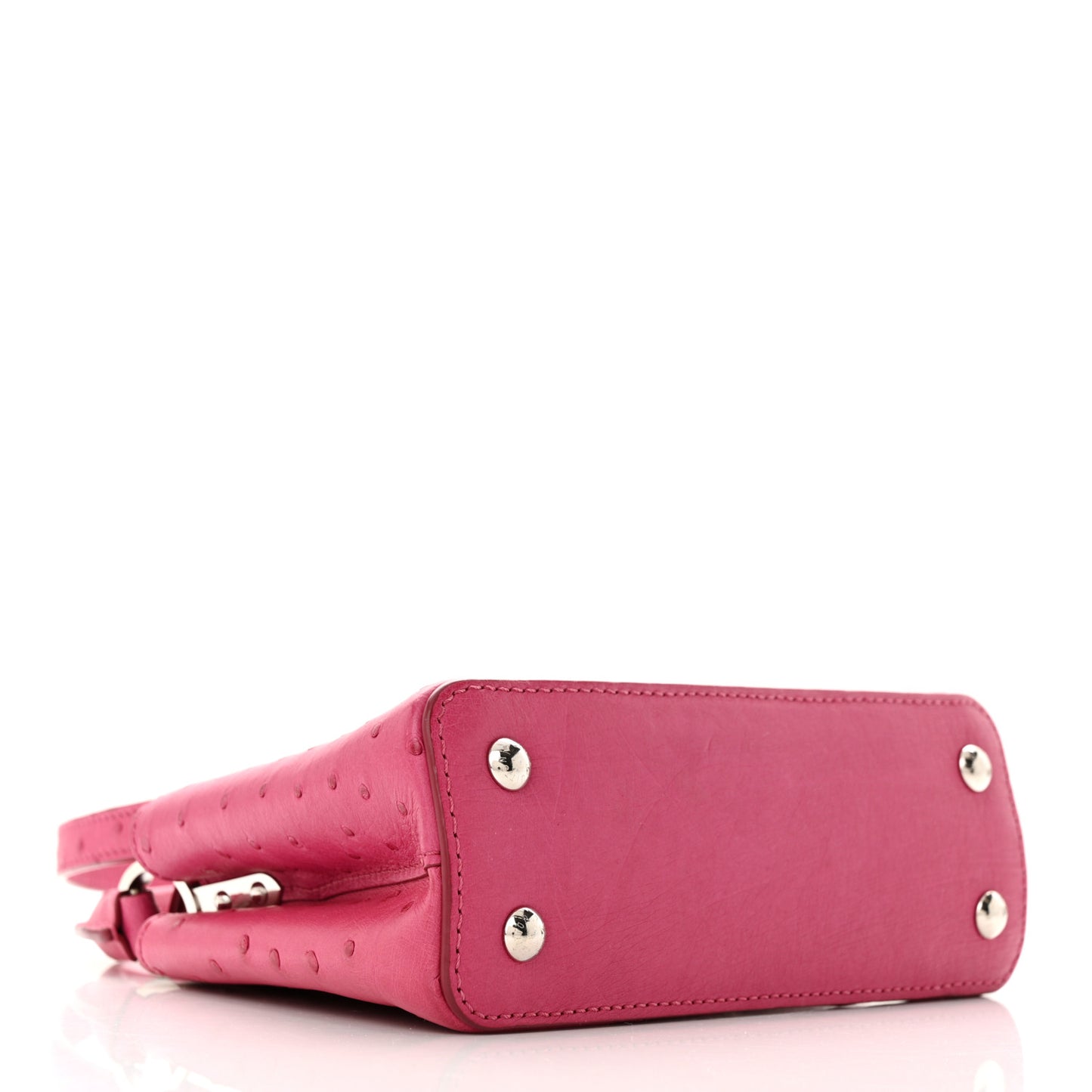 Ostrich Capucines Mini Fuchsia