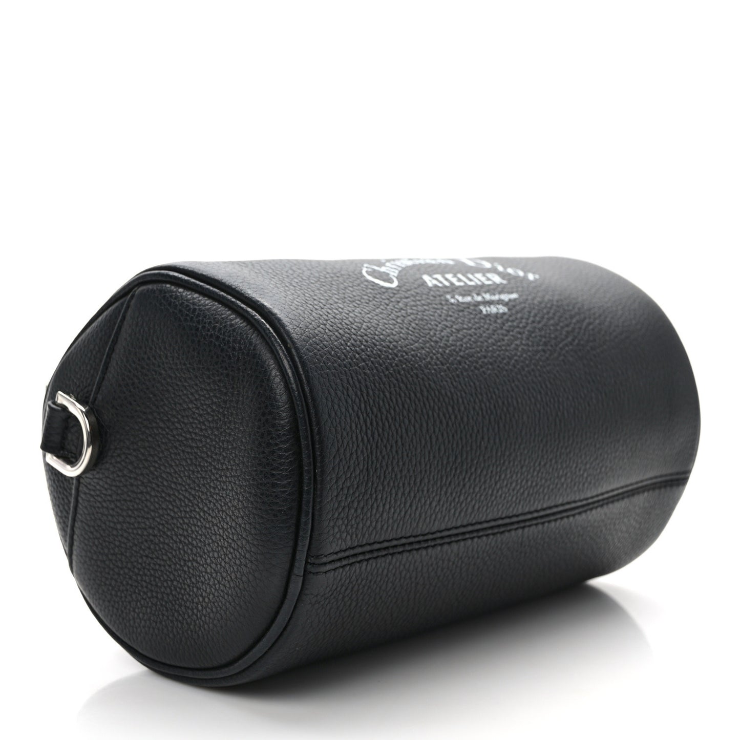 CHRISTIAN DIOR HOMME Grained Calfskin Mens Roller Pouch Black